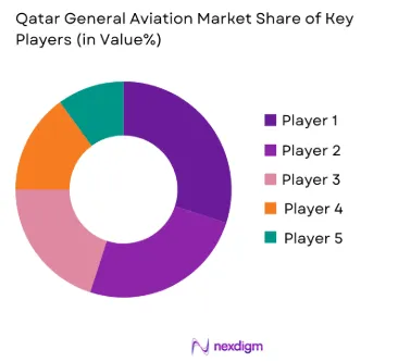 Qatar General Aviation Market share of key players
