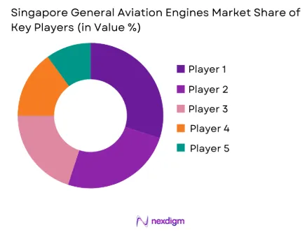 Singapore General Aviation Engines Market share of key players