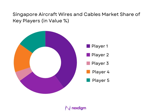 Singapore aircraft wires and cables Market Share of Key Players