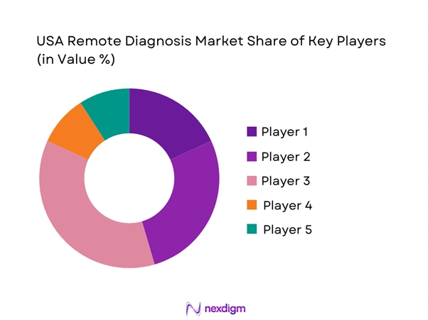 USA Remote Diagnosis Market Share of Key Players