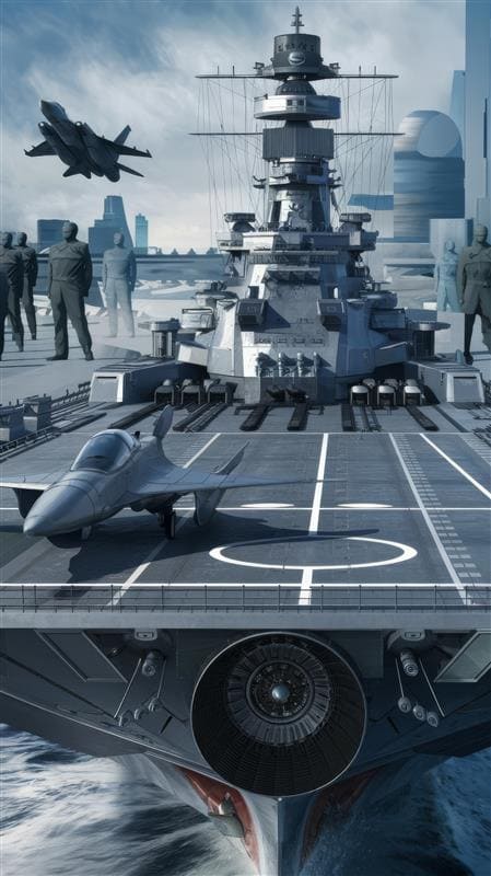 Israel aerospace and defense connectors Market outlook to 2035 army-navy-nuclear-ship-carrier-full-fighter-jet-rcraft-concept-technoly-battleship-1