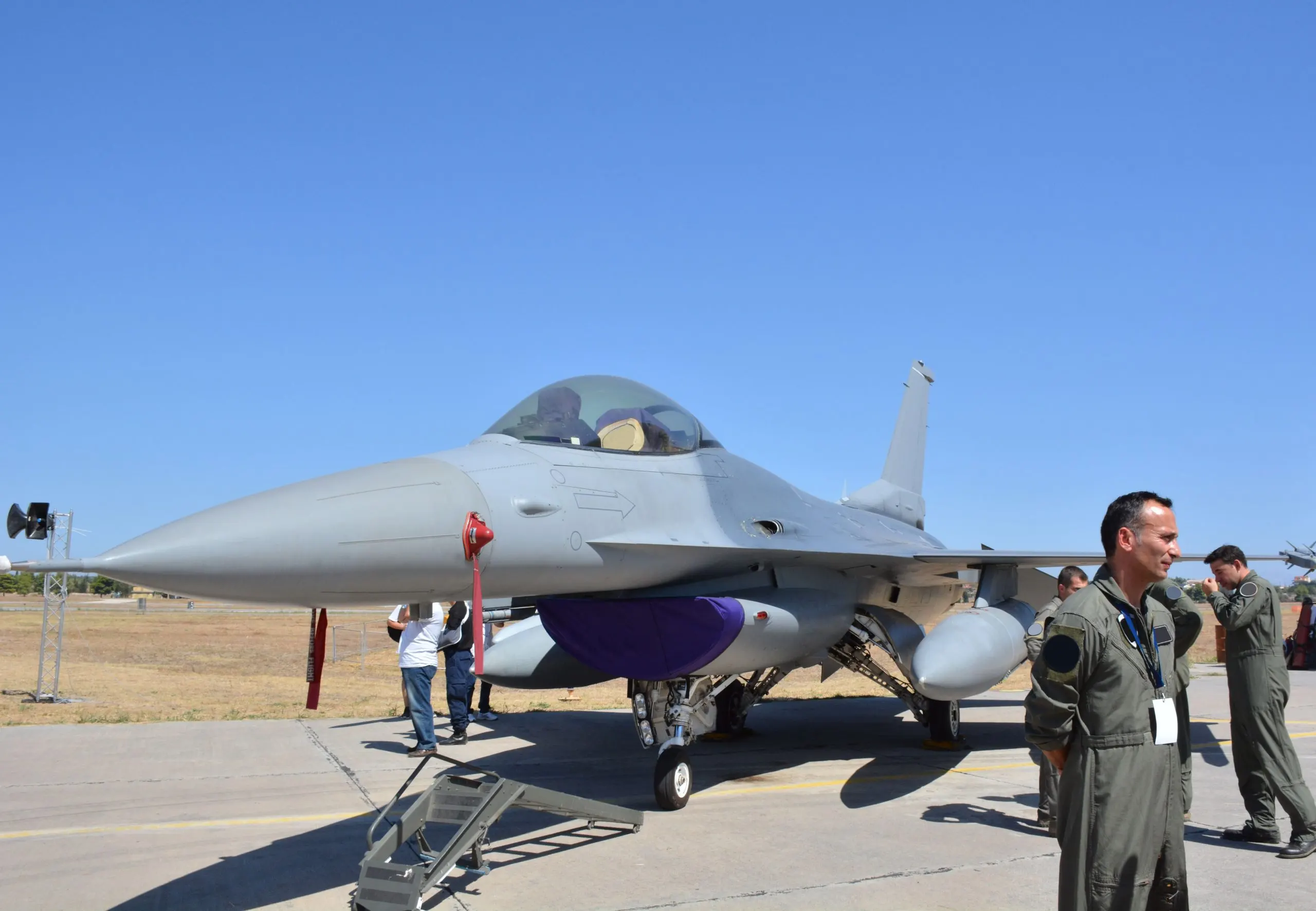 Israel military training aircraft Market outlook to 2035 military-fighter-jet-stands-runway-military-airfield-greece-1-scaled