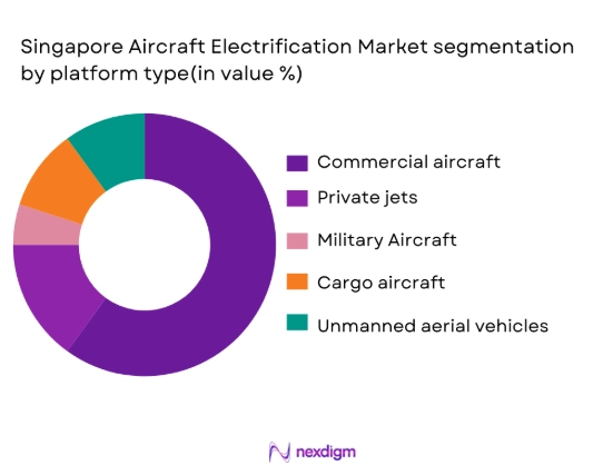 Singapore aircraft electrification market segmentation by product type