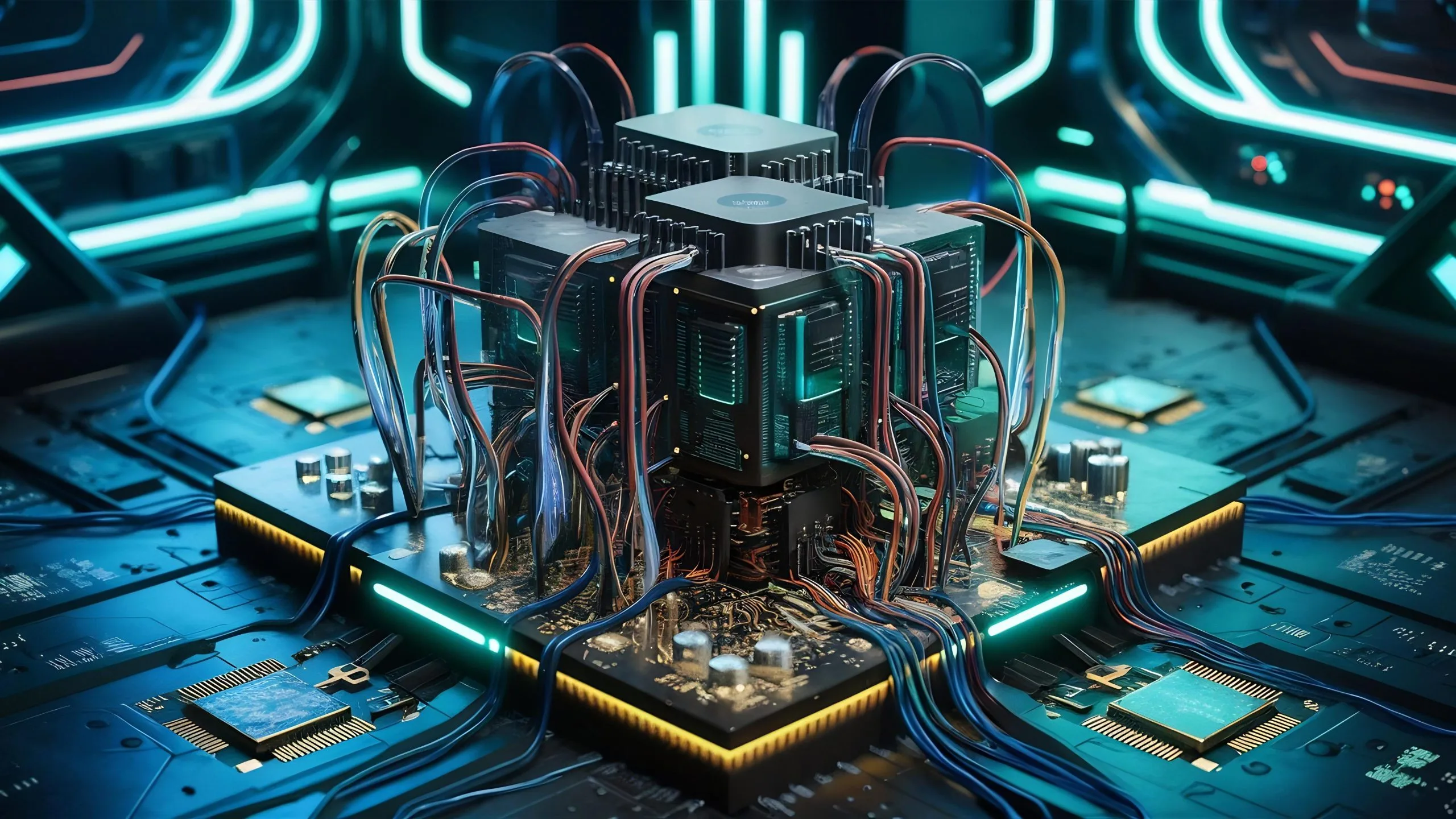 France AI Servers and GPU Hardware Market Outlook to 2035 3d-rendering-circuit-board-technology-background-central-computer-processors-cpu-concept-scaled
