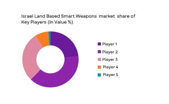 Israel land based smart weapons market share