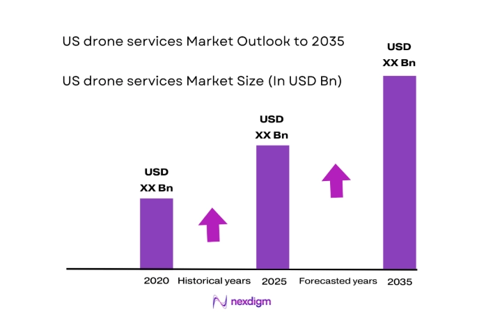 US drone services Market size