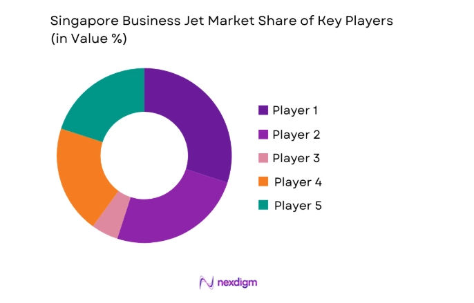 Singapore business jet Market share