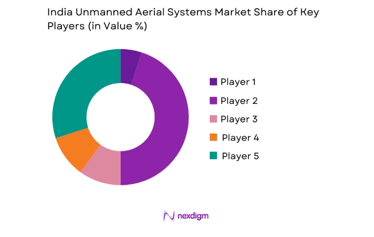 India Unmanned Aerial Systems Market key players