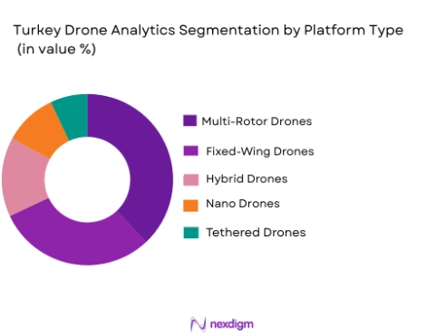 Turkey Drone Analytics Market segmentation by platform type