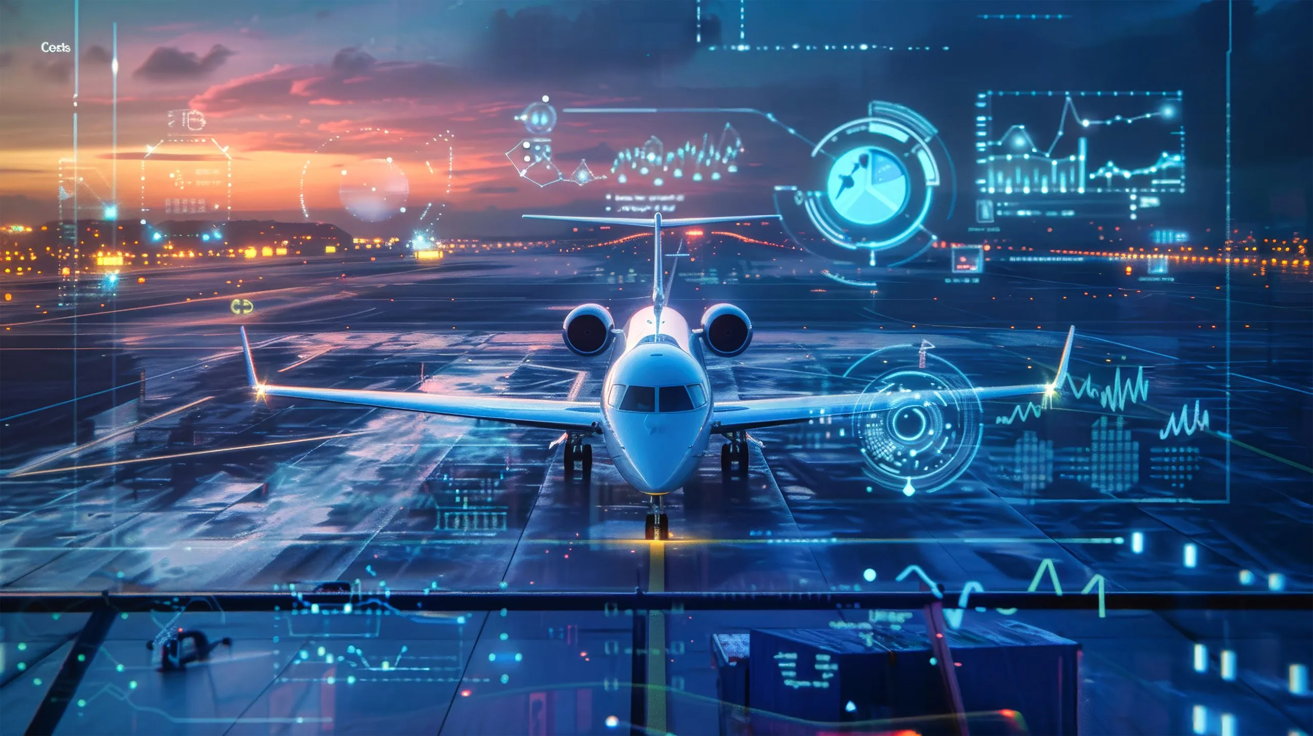 US Aviation MRO software Market outlook 2035 aerial-view-futuristic-airplane-runway-showcasing-data-analytics-holographic-design-elements-against-overcast-twilight-backdrop-scaled