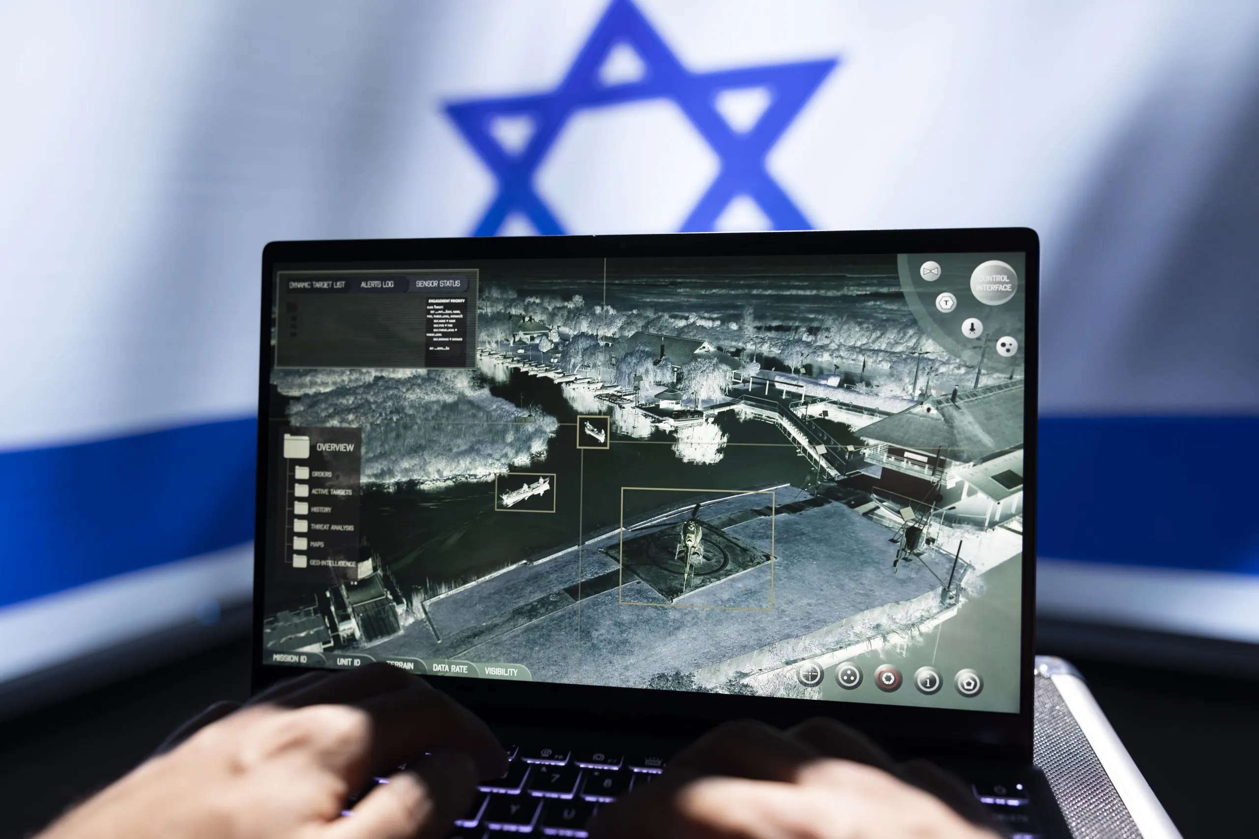 Israel battlefield management systems Market outlook to 2035 army-specialist-controlling-drone-attacking-strategic-targets-2-1-scaled