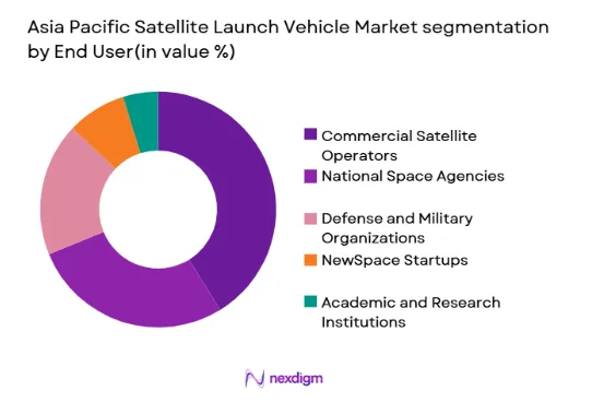 asia pacific satellite launch vehicle Market segmentation by end user type