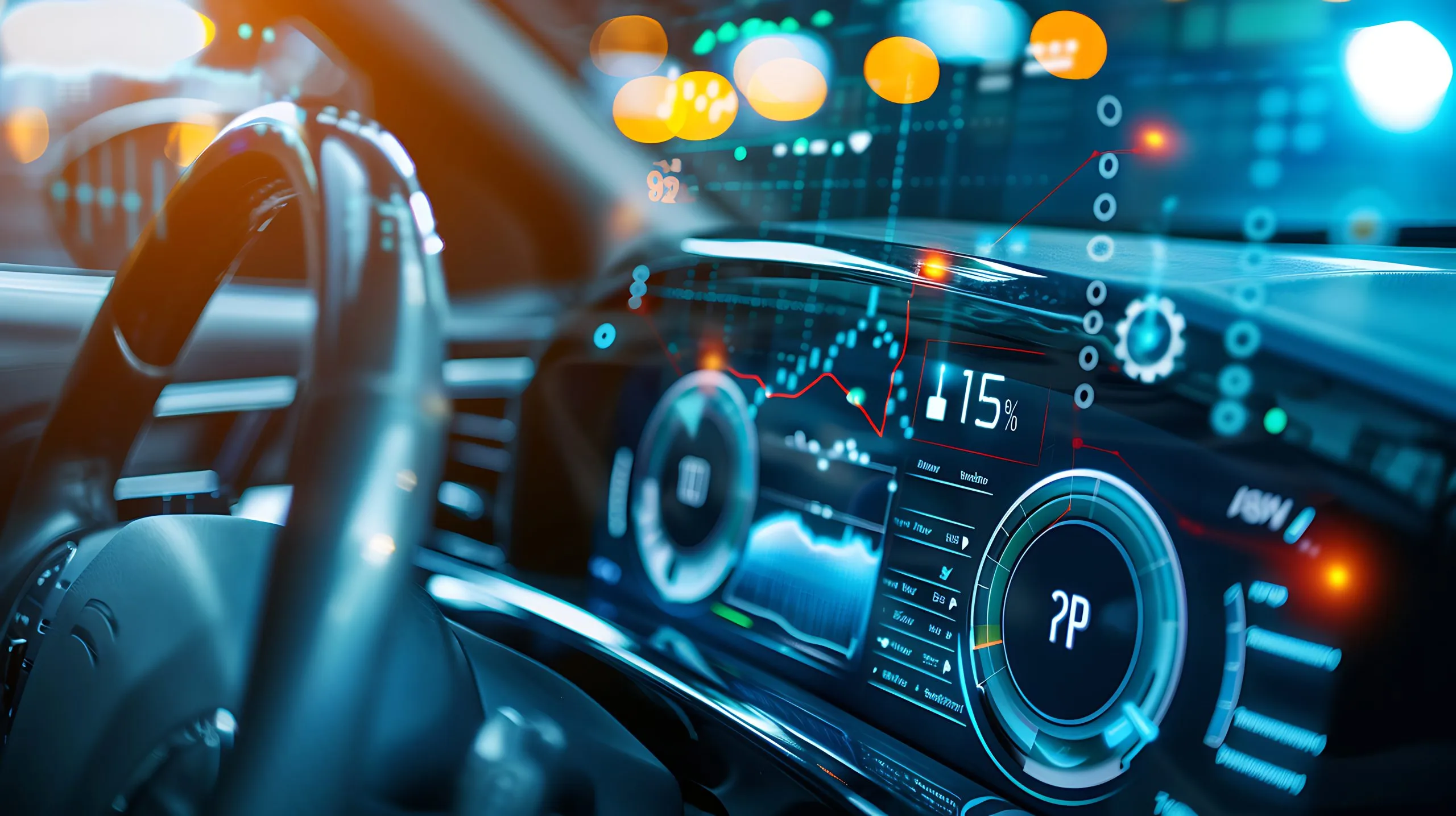 USA Infotainment Systems Market Outlook 2030 car-with-word-g-dashboard-scaled