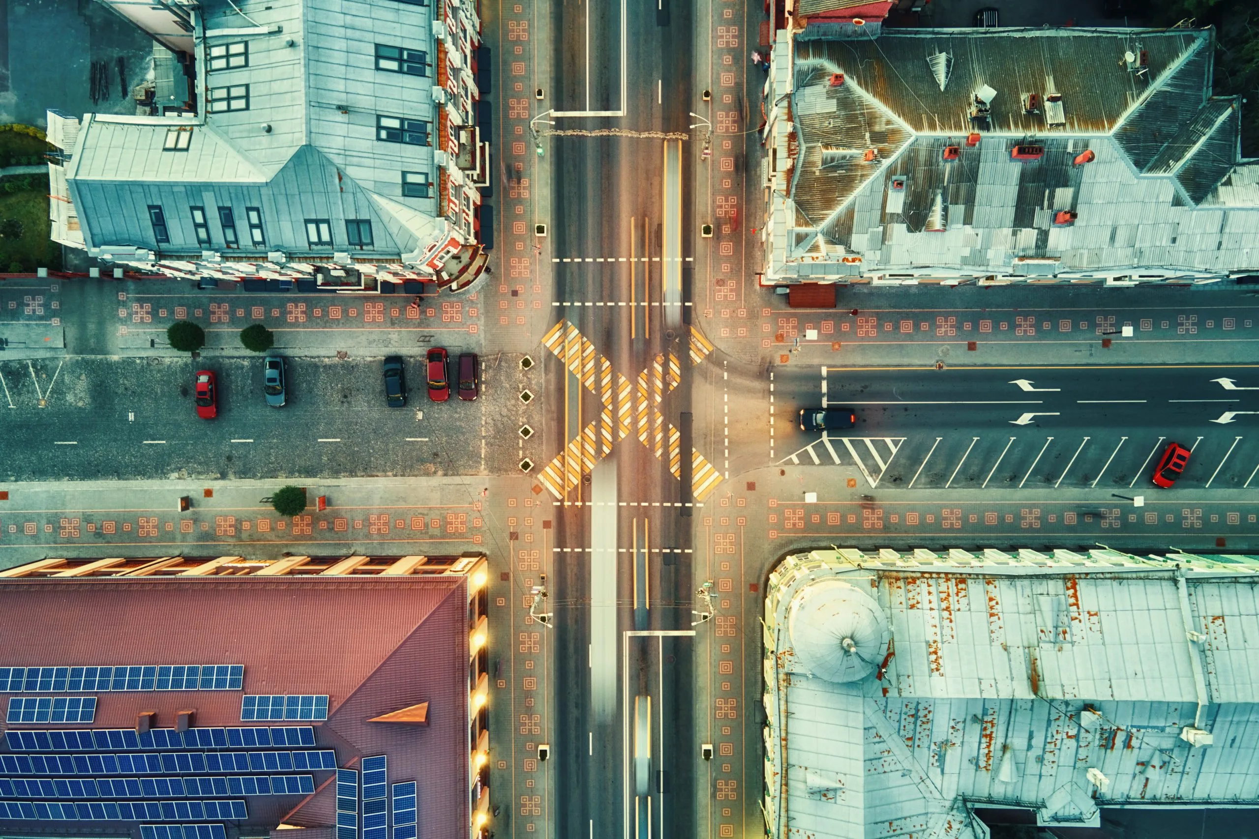 Israel Unmanned Traffic Management Market Outlook to 2035 crossroad-city-with-cars-traffic-night-blur-effect-long-exposure-soft-focus-scaled