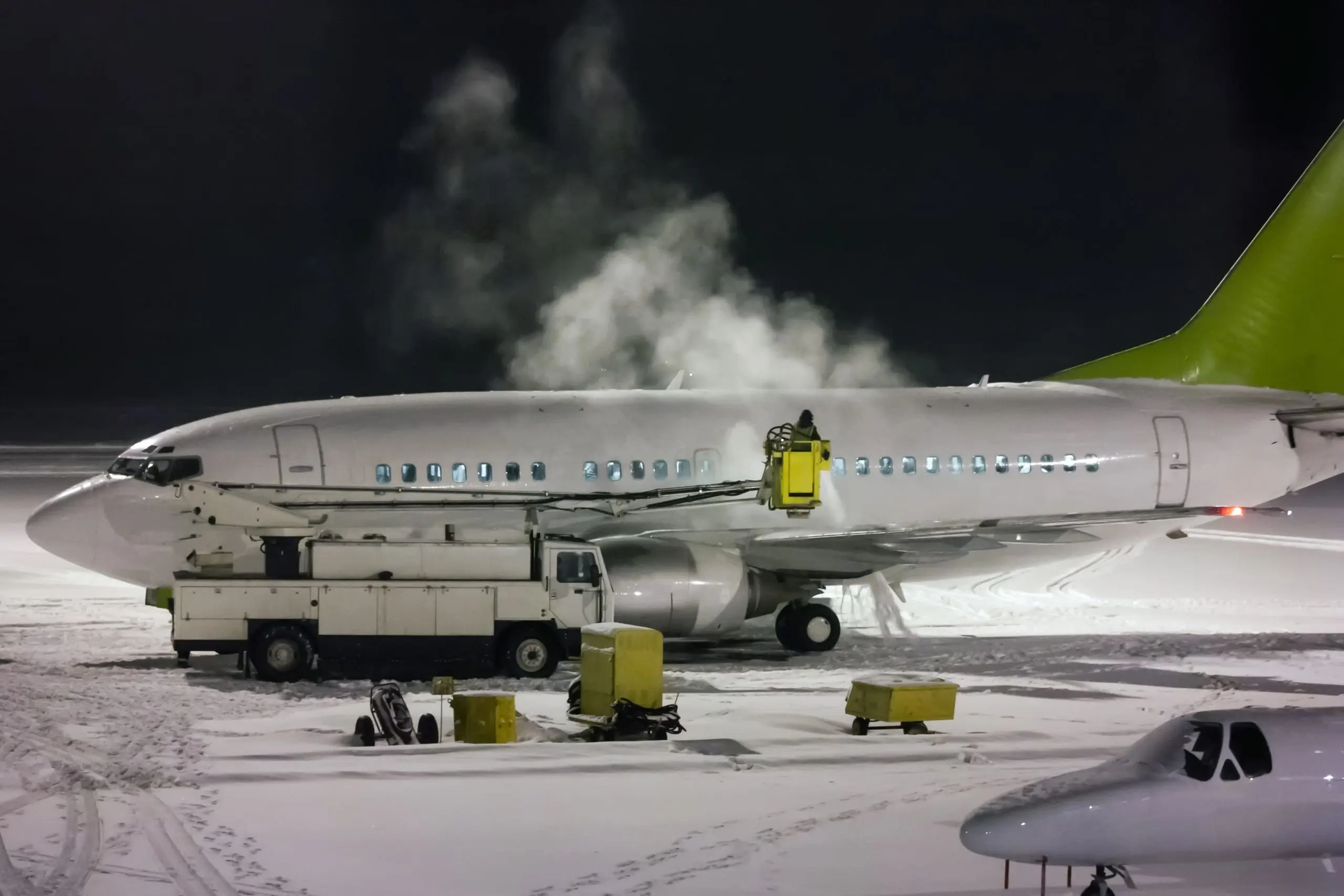 USA commercial aircraft collision avoidance system Market outlook to 2035 deicing-passenger-plane-night-1-scaled