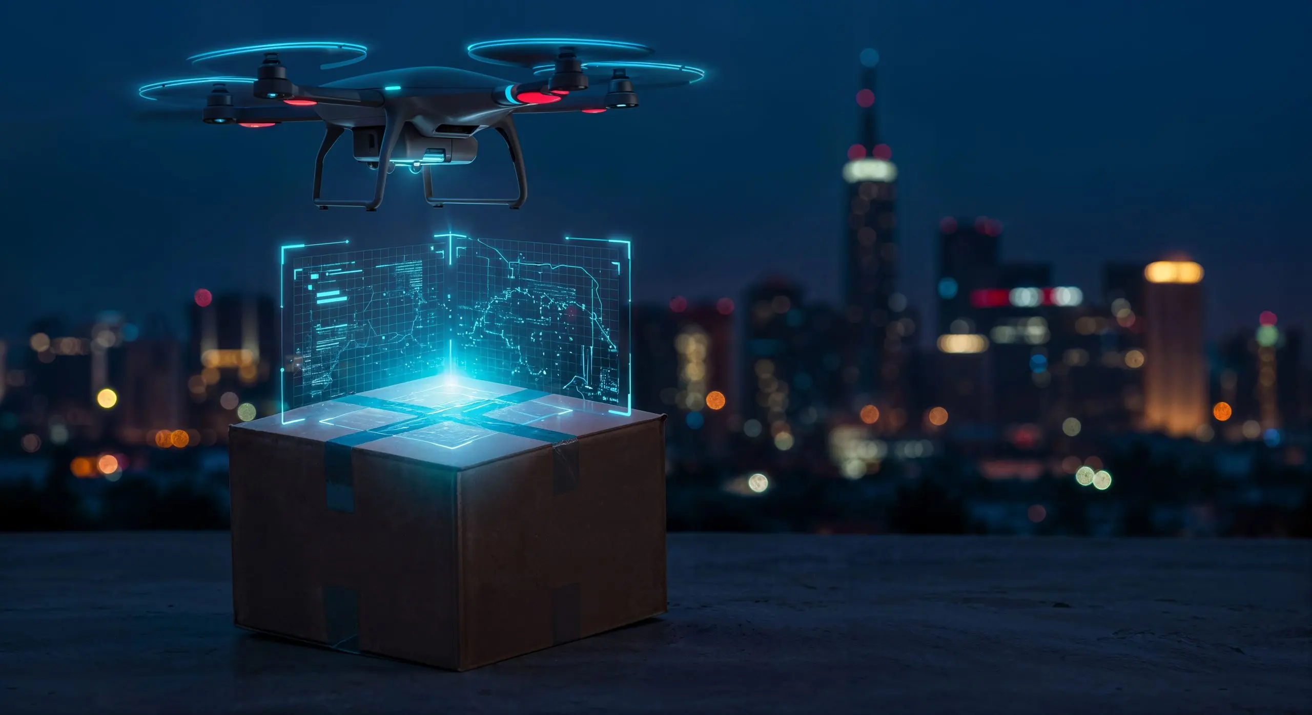 Turkey Autonomous Bvlos Drones Market outlook to 2035 drone-delivery-futuristic-city-1-scaled