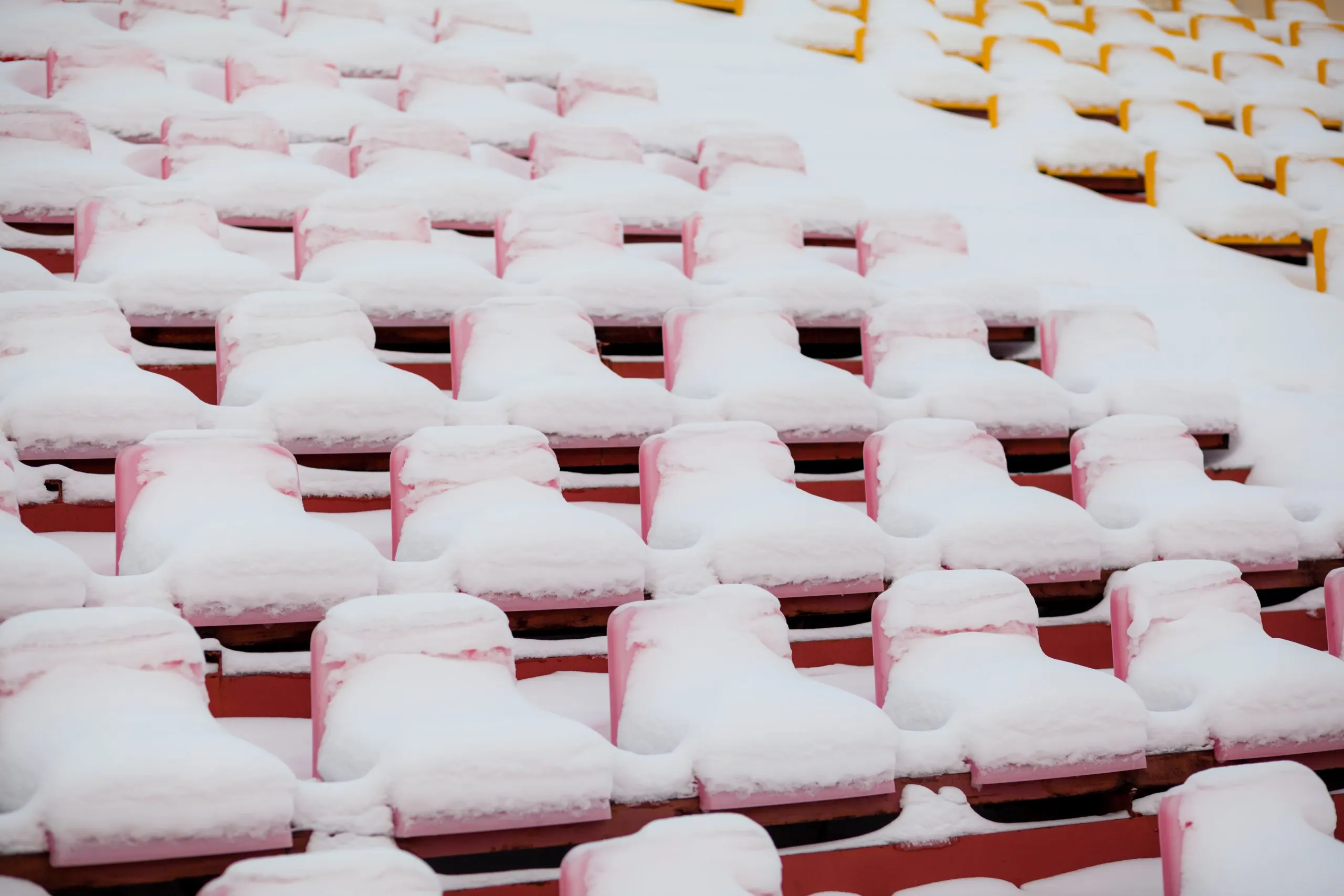 USA Seat Foam Market Outlook 2030 empty-outdoor-football-soccer-stadium-seats-covered-with-snow-winter-light-snowfall-plastic-seats-row-stadium-are-covered-with-snow-snow-scaled