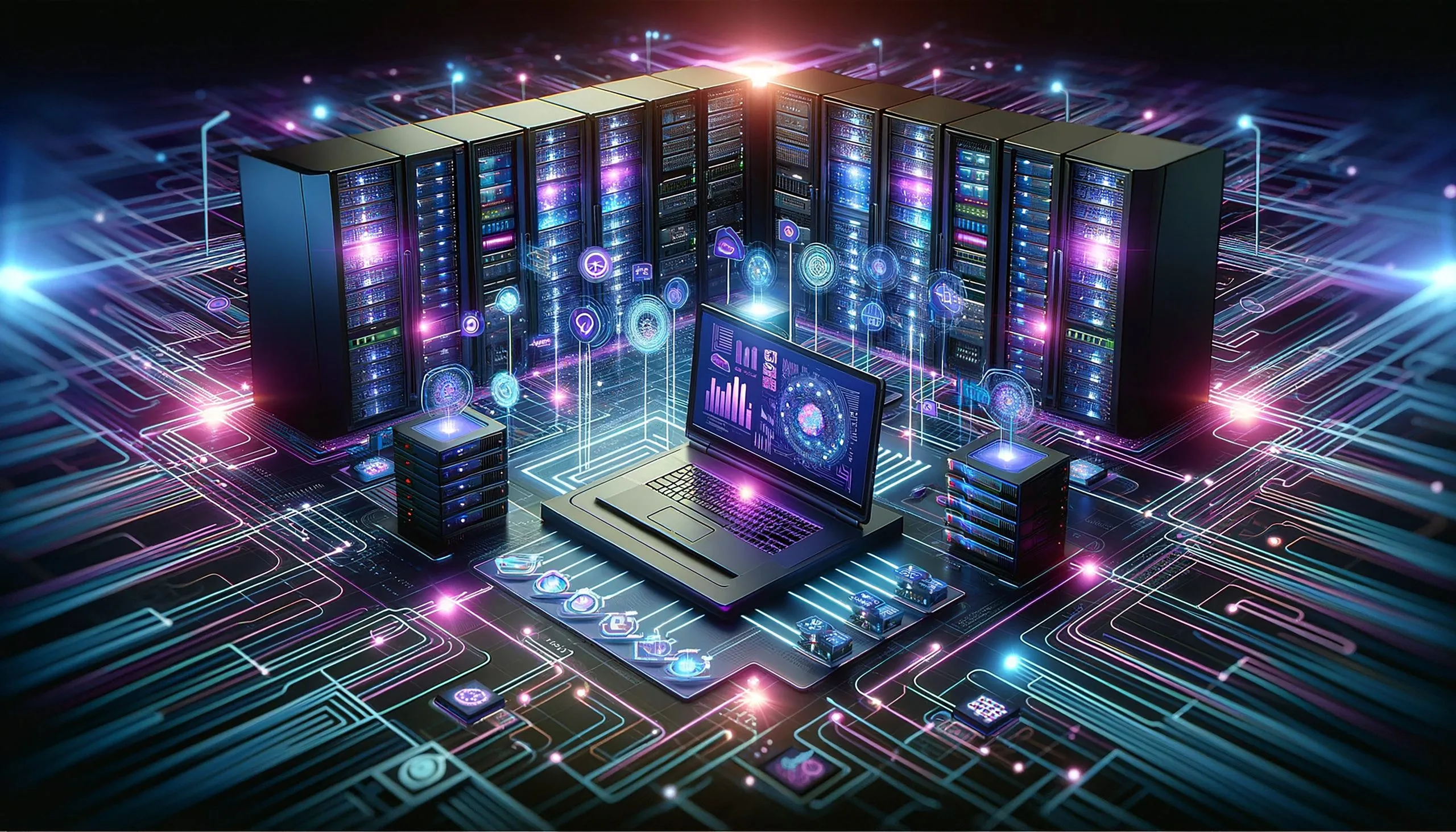 Singapore AI Servers and GPU Hardware Market Outlook to 2035 isometric-illustration-analysis-big-data-data-stream-digital-datacenter-database-scaled