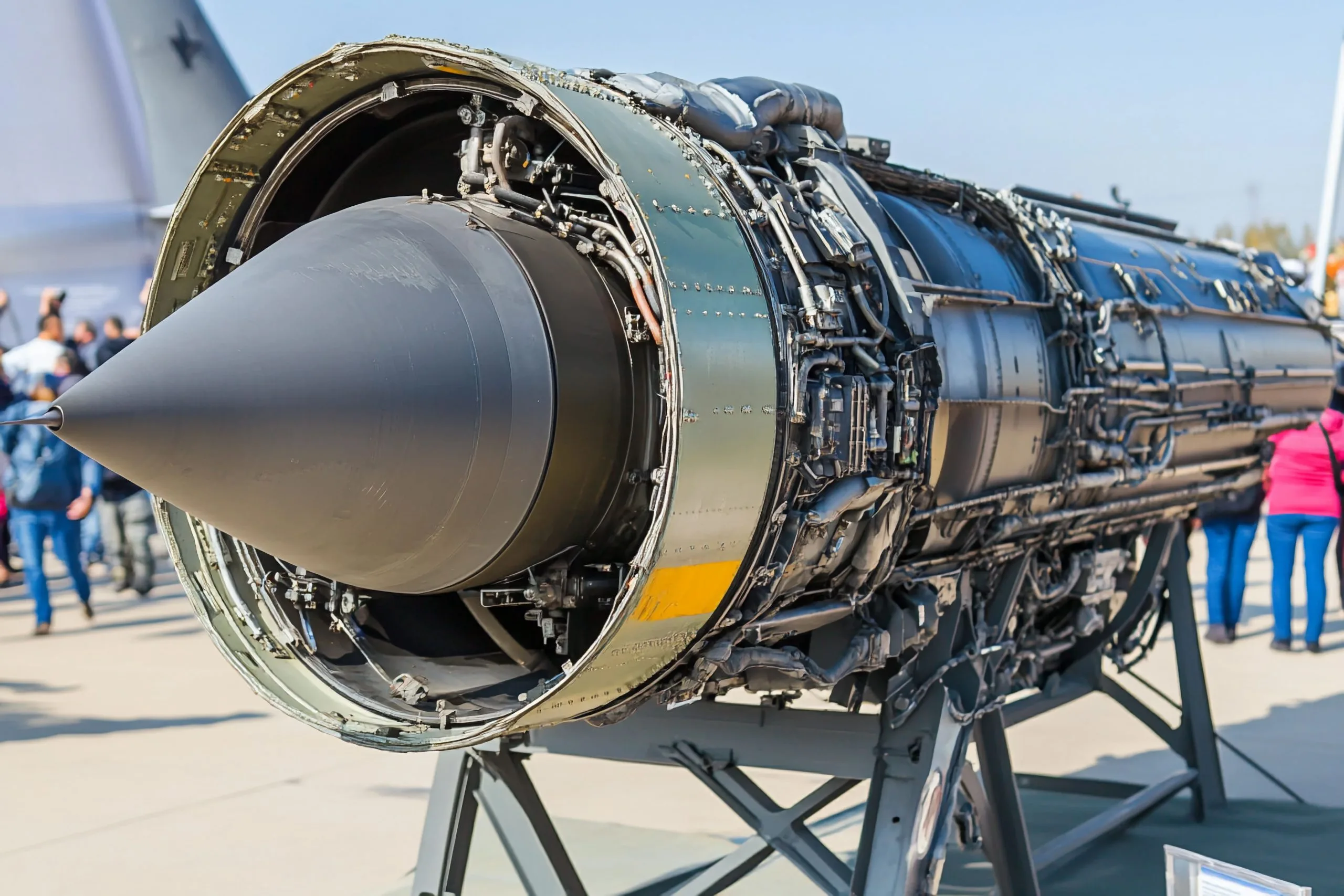 KSA solid rocket motors Market outlook to 2035 jet-engine-display-aviation-exhibition-daytime-1-scaled