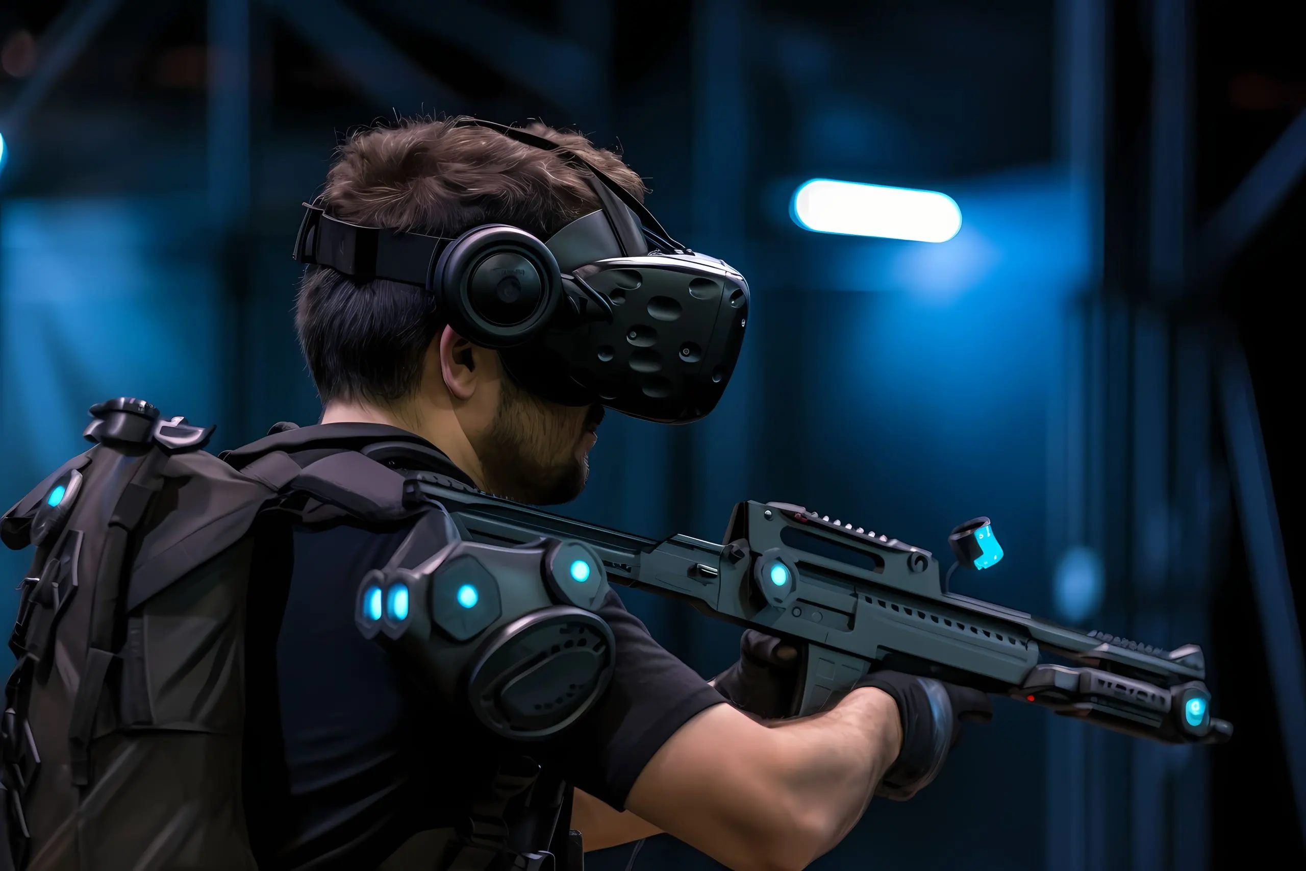 Israel Smart Weapons Market outlook to 2035 man-wearing-vr-glasses-gaming-1-scaled
