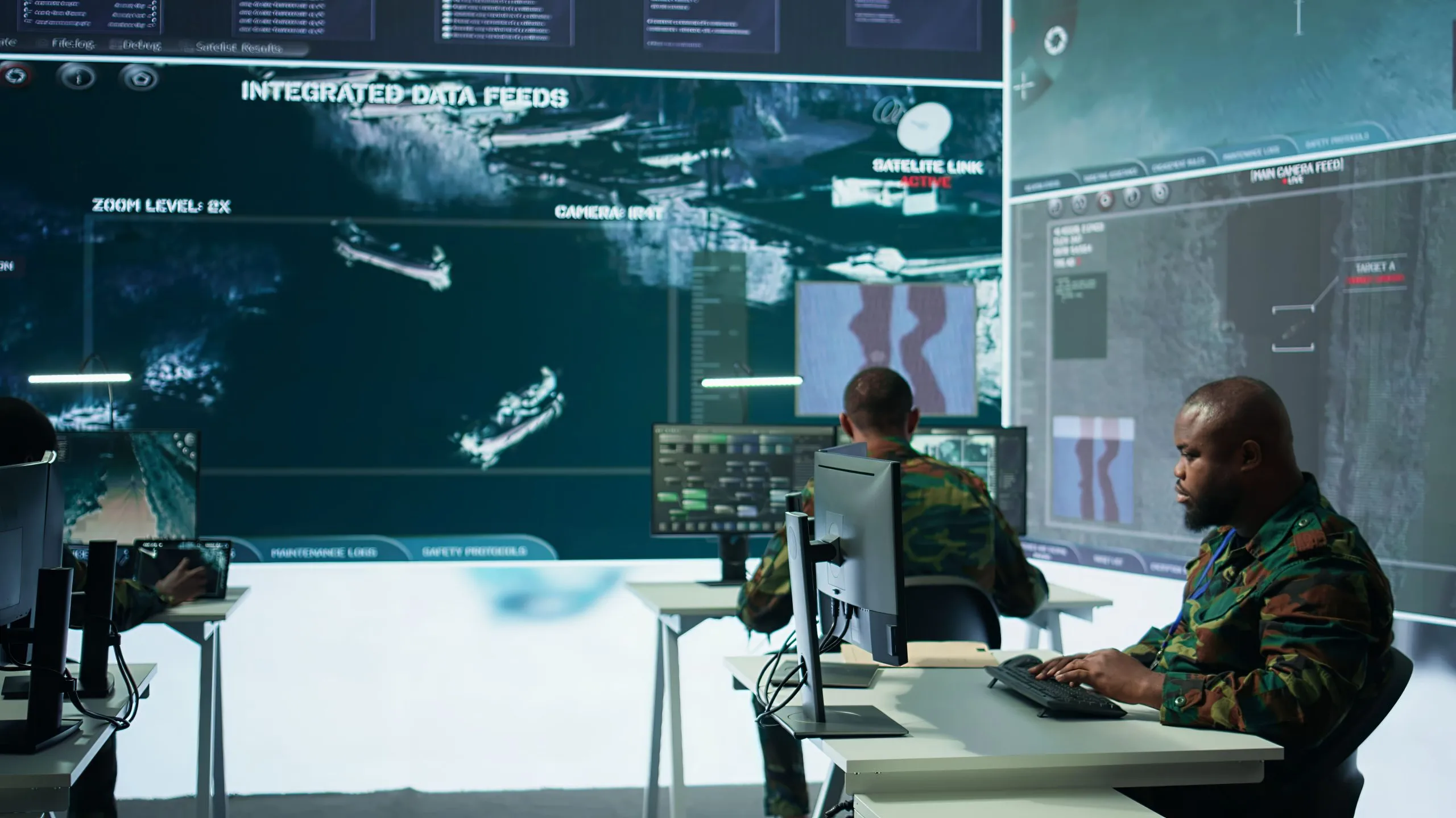 KSA remote weapon systems Market outlook to 2035 military-crew-high-tech-operations-command-post-managing-information-1-scaled