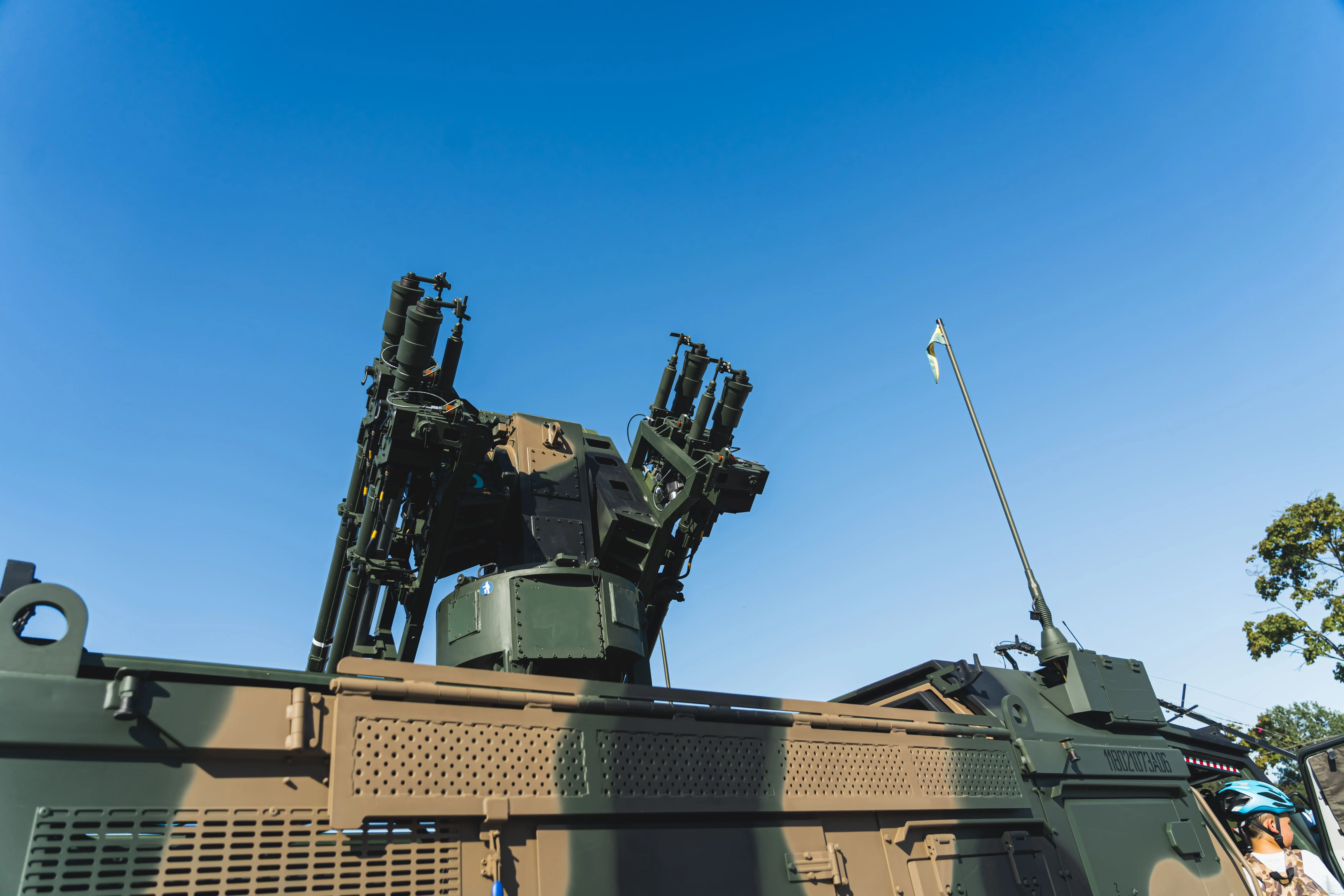 Europe Defense Market Outlook 2035 military-parade-concept-anti-aircraft-missile-placed-modern-military-vehicle-outdoor-view-1