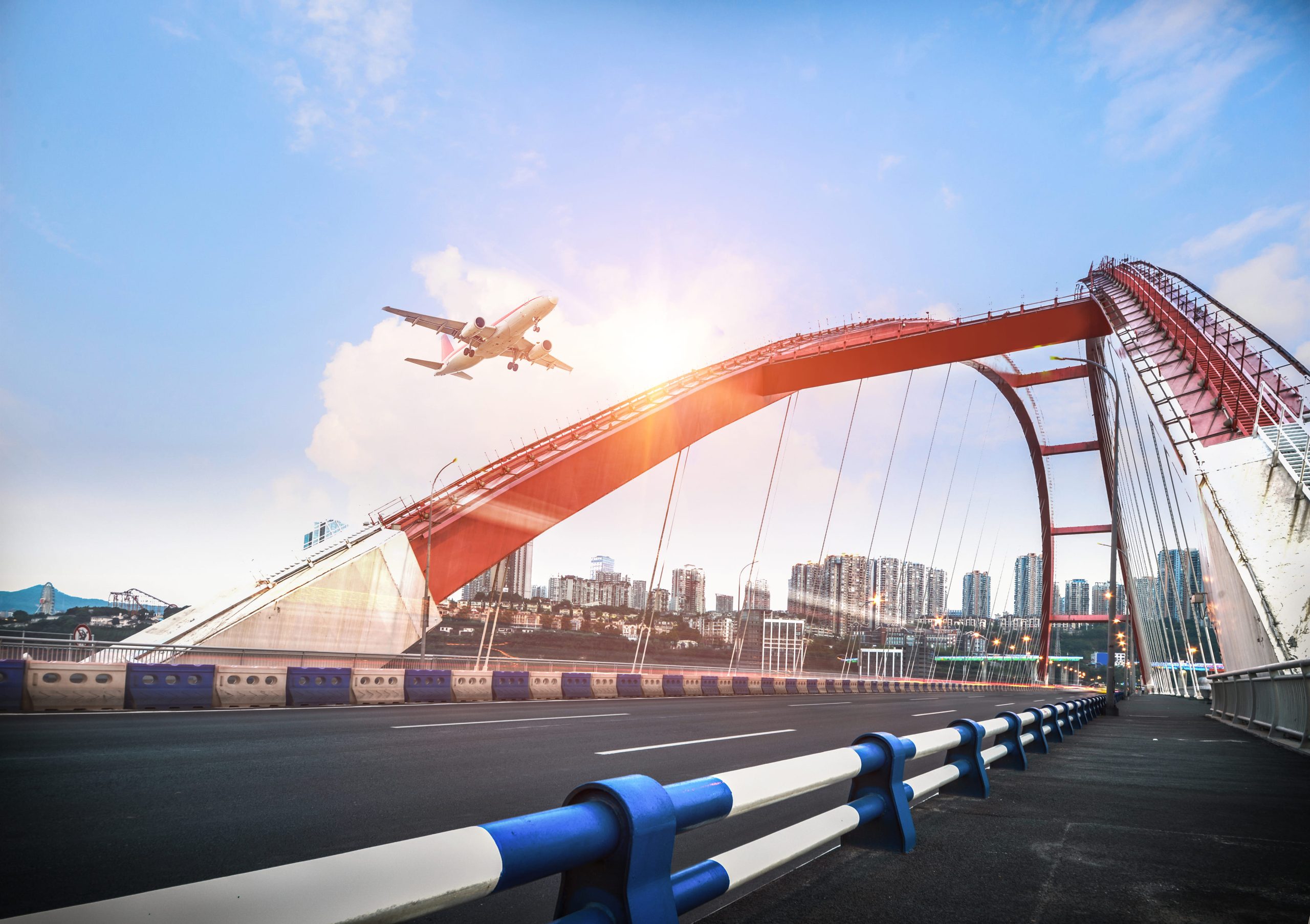 US aviation infrastructure Market outlook 2035 motion-blurred-traffic-bridge-chongqing-china-1-scaled
