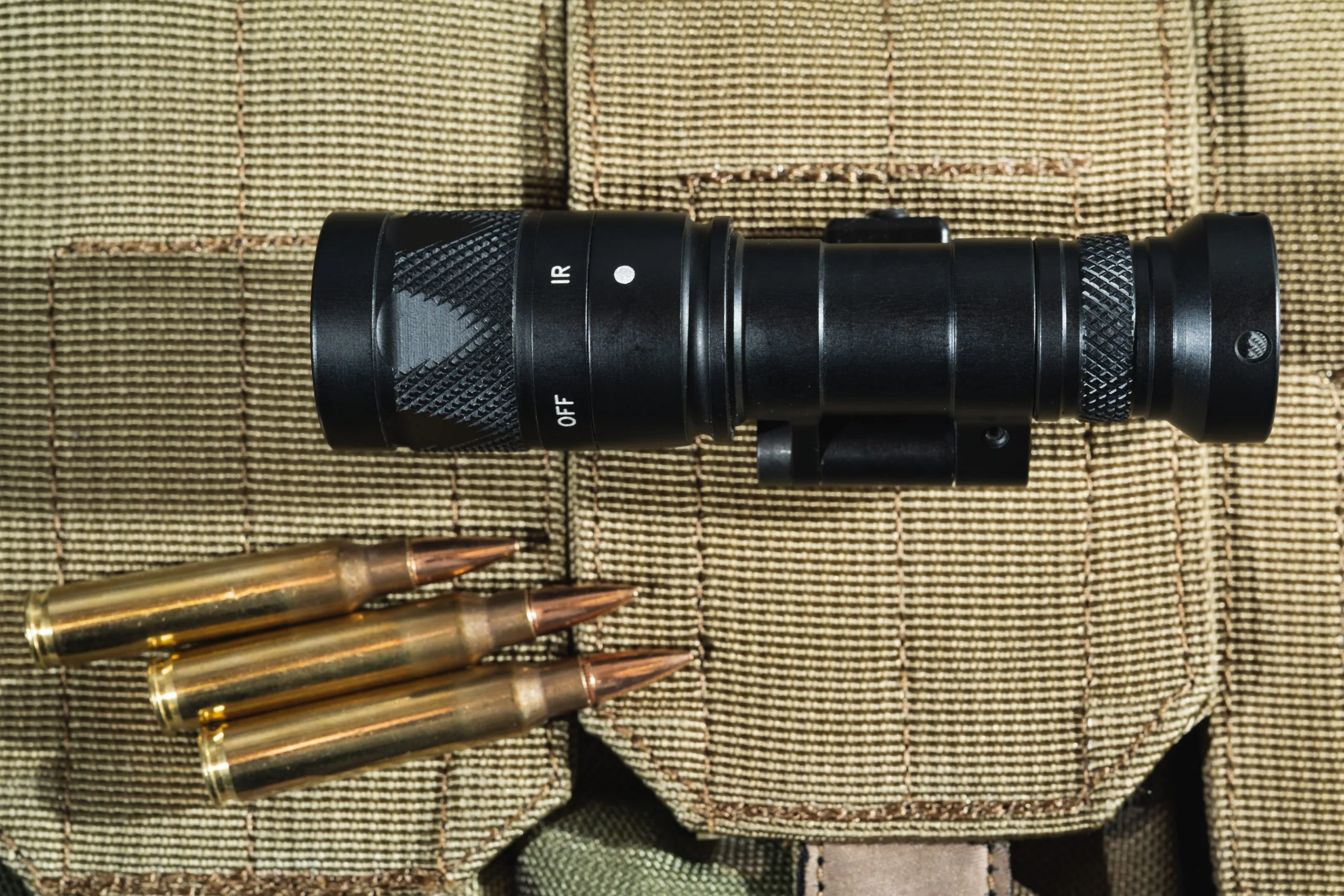 KSA Artillery Ammunition Casing Market Outlook to 2035 one-fuel-tactical-weapon-flashlight-556x45mm-cartridges-scaled