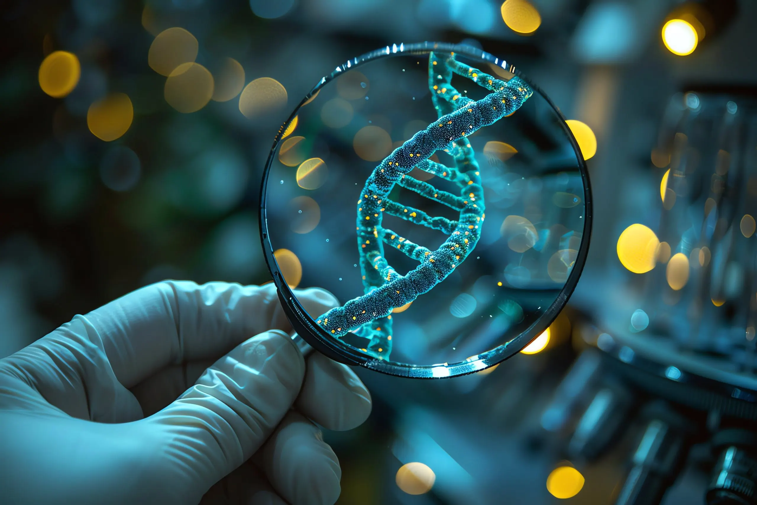UAE Carrier Genetic Testing Market Outlook 2030 person-holding-magnifying-glass-with-word-dna-it-scaled