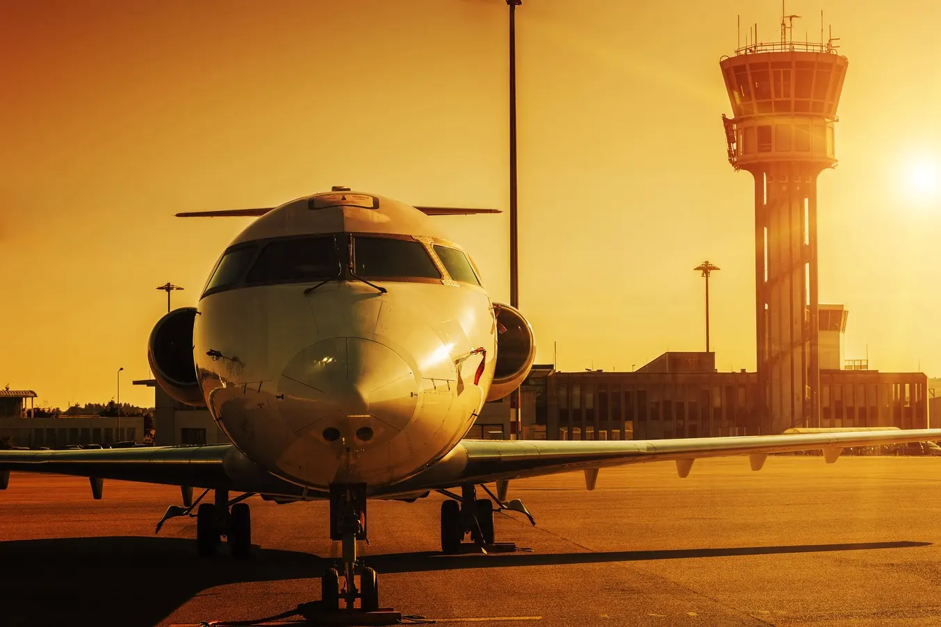 Singapore Commercial Aircraft Aerostructures Market outlook to 2035 plane-airport-sunset-1