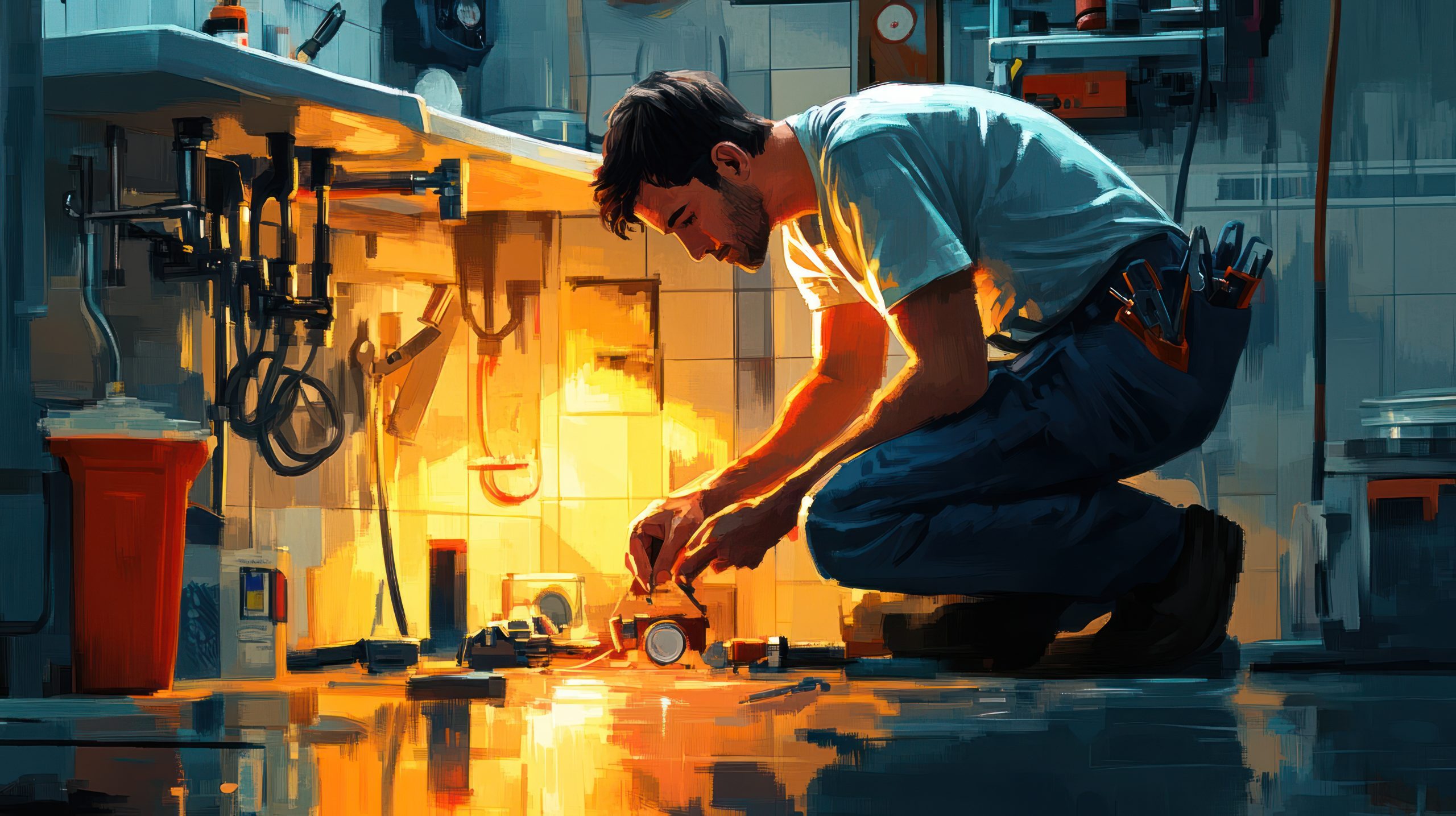 Nigeria maintenance repair and overhaul Market outlook 2035 plumber-repairing-pipes-sink-night-scaled