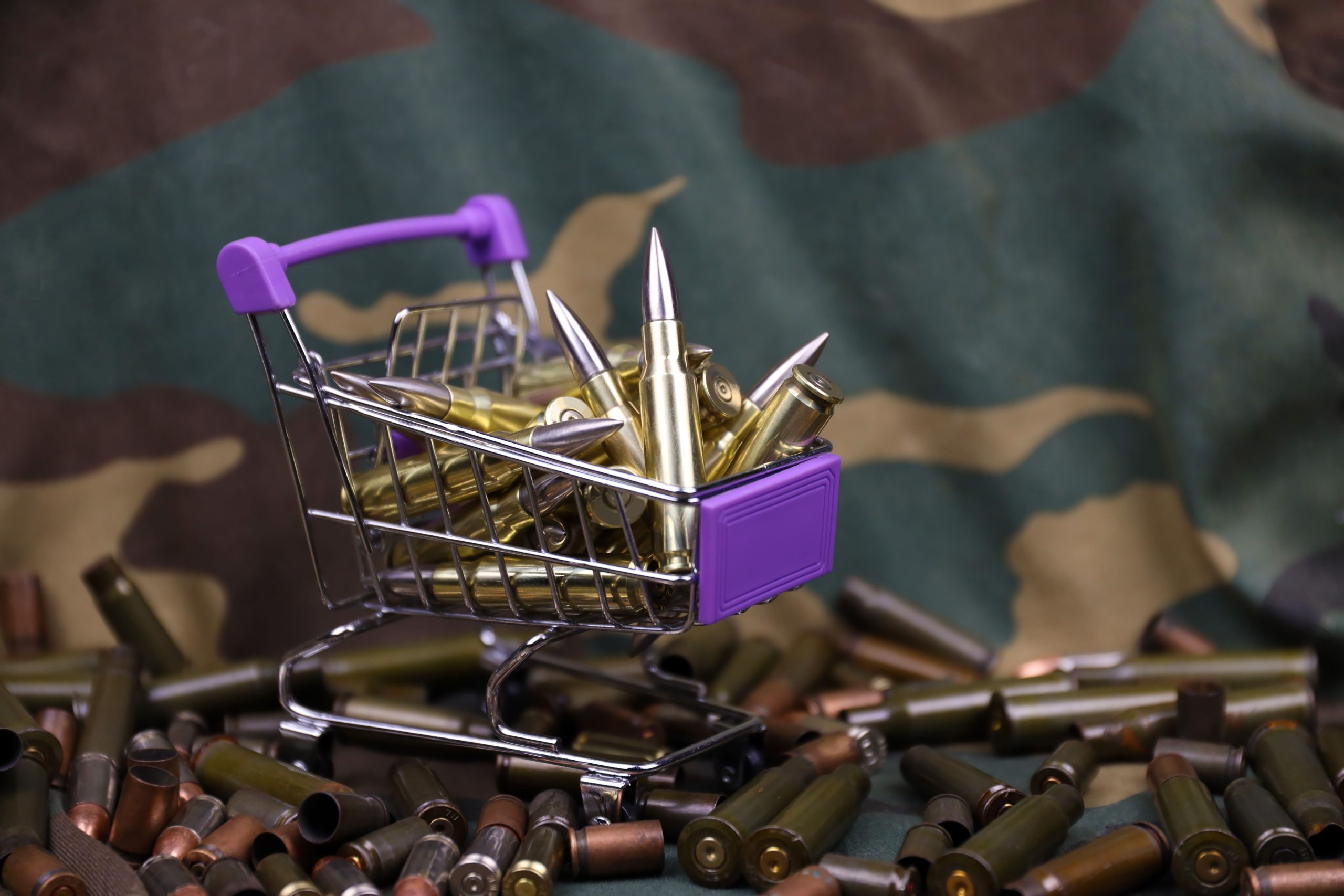 rifle-cartridges-small-shopping-cart-big-caliber-ammo-cartridges-with-small-shopping-basket-1-scaled