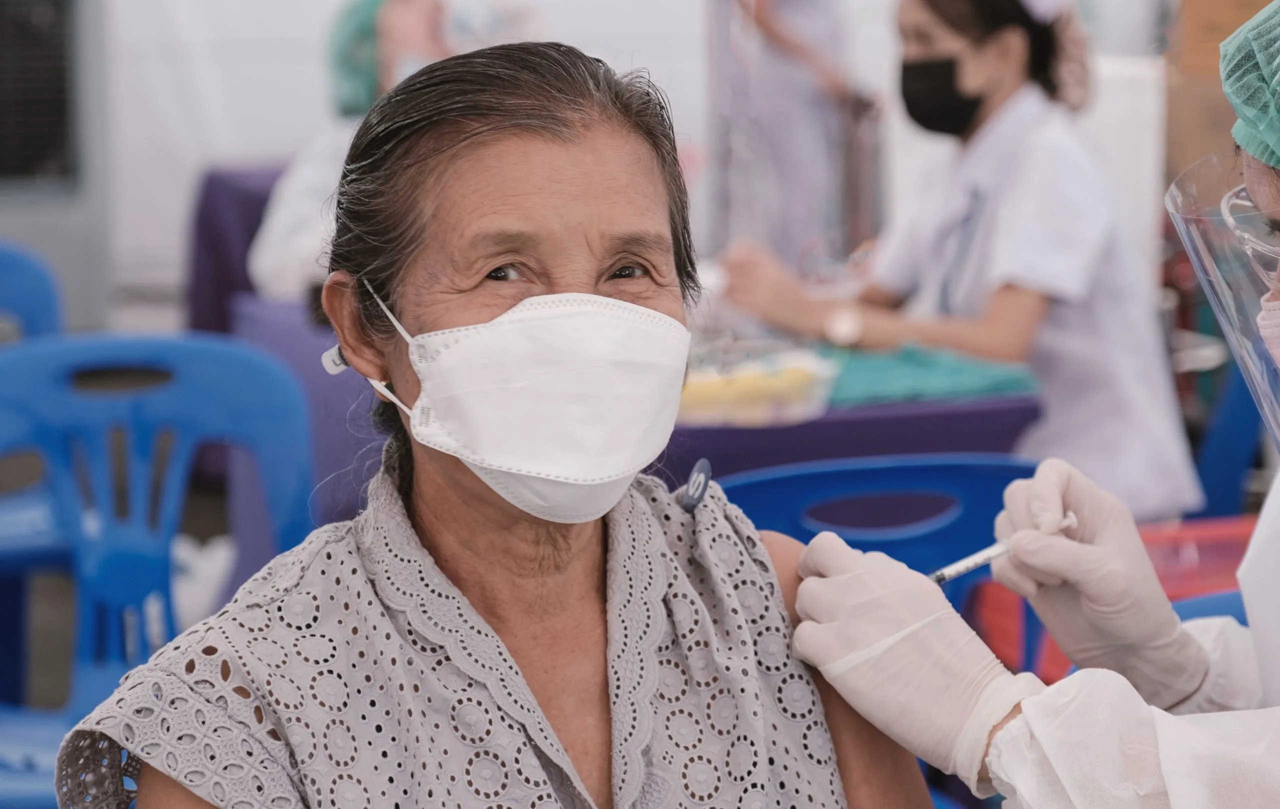 Philippines Autoimmune Marker Testing Market Outlook 2030 senior-woman-has-gone-vaccinate-coronavirus-covid19-field-hospital-scaled