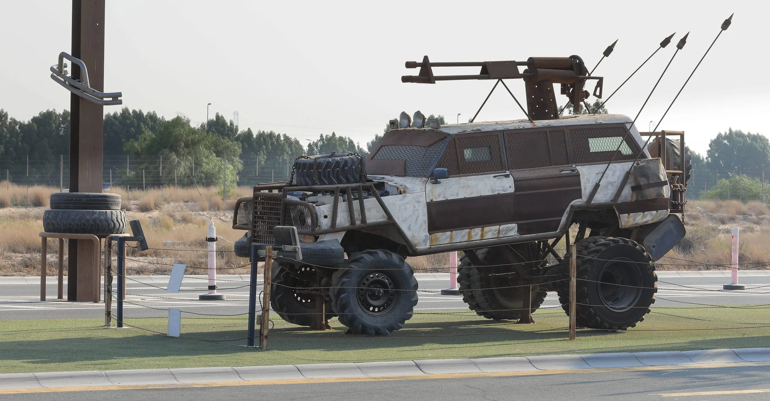 KSA c5isr Market outlook to 2035 united-arab-emirates-dubai-november-12-2024-postapocalyptic-car-from-movie-mad-max-1-1-scaled