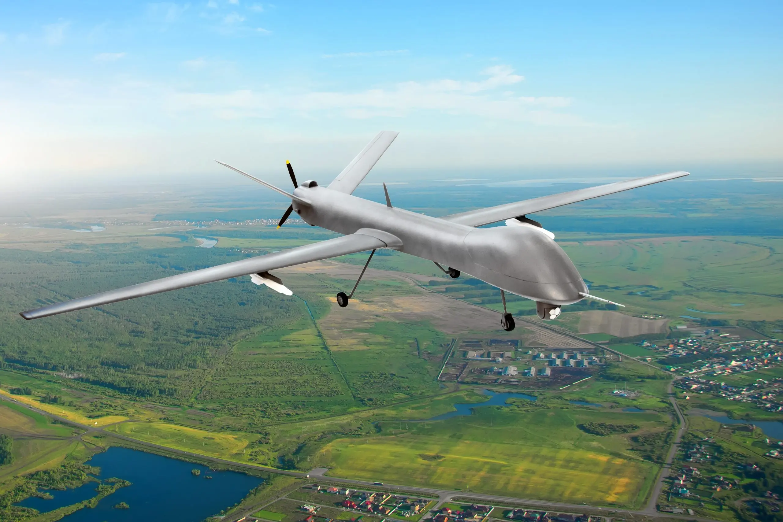 Israel Electric Unmanned Aerial Vehicle Market outlook 2035 unmanned-military-drone-patrol-air-territory-low-altitude-scaled