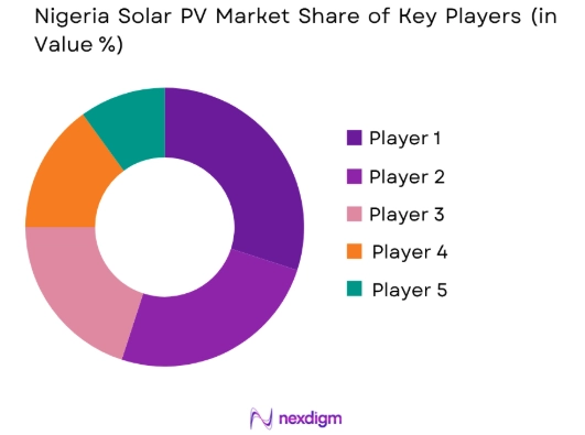 Nigeria Solar PV Market share of key players