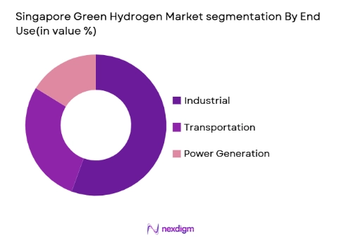 Singapore Green Hydrogen Market segmentation by end user type.png