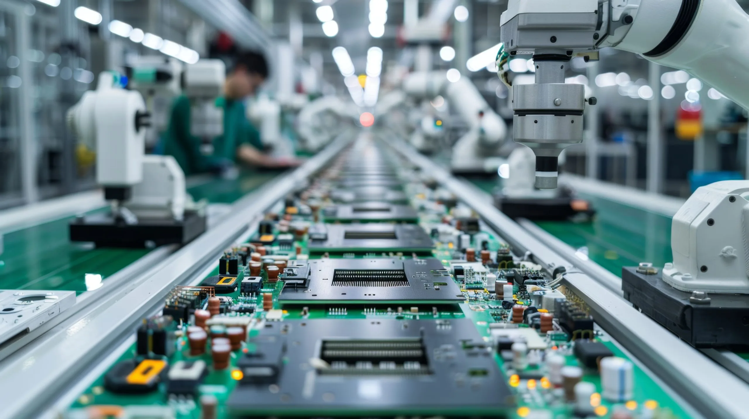 Australia Semiconductor Manufacturing Market Outlook to 2035 advanced-high-precision-robotic-arm-chip-manufacturing-production-electronic-devices-installation-components-printed-circuit-board-automated-stateoftheart-pcb-assembly-line-1-scaled
