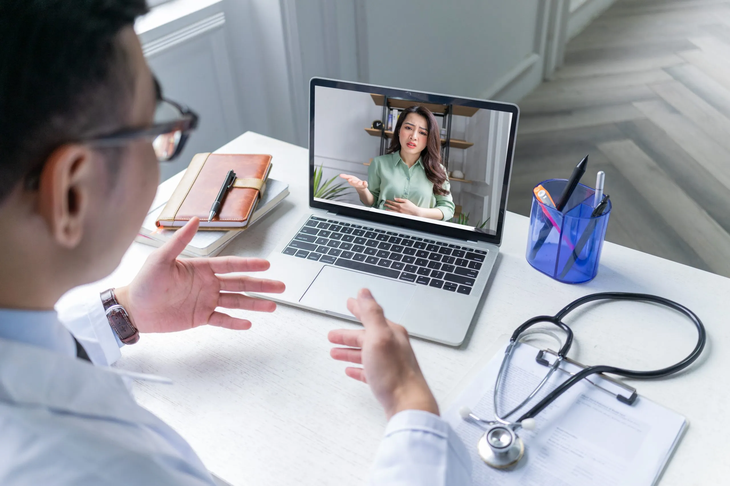 South Africa Telemedicine Market Outlook to 2035 asian-doctors-are-telemedicine-patients-via-videocall-telehealth-concept-scaled