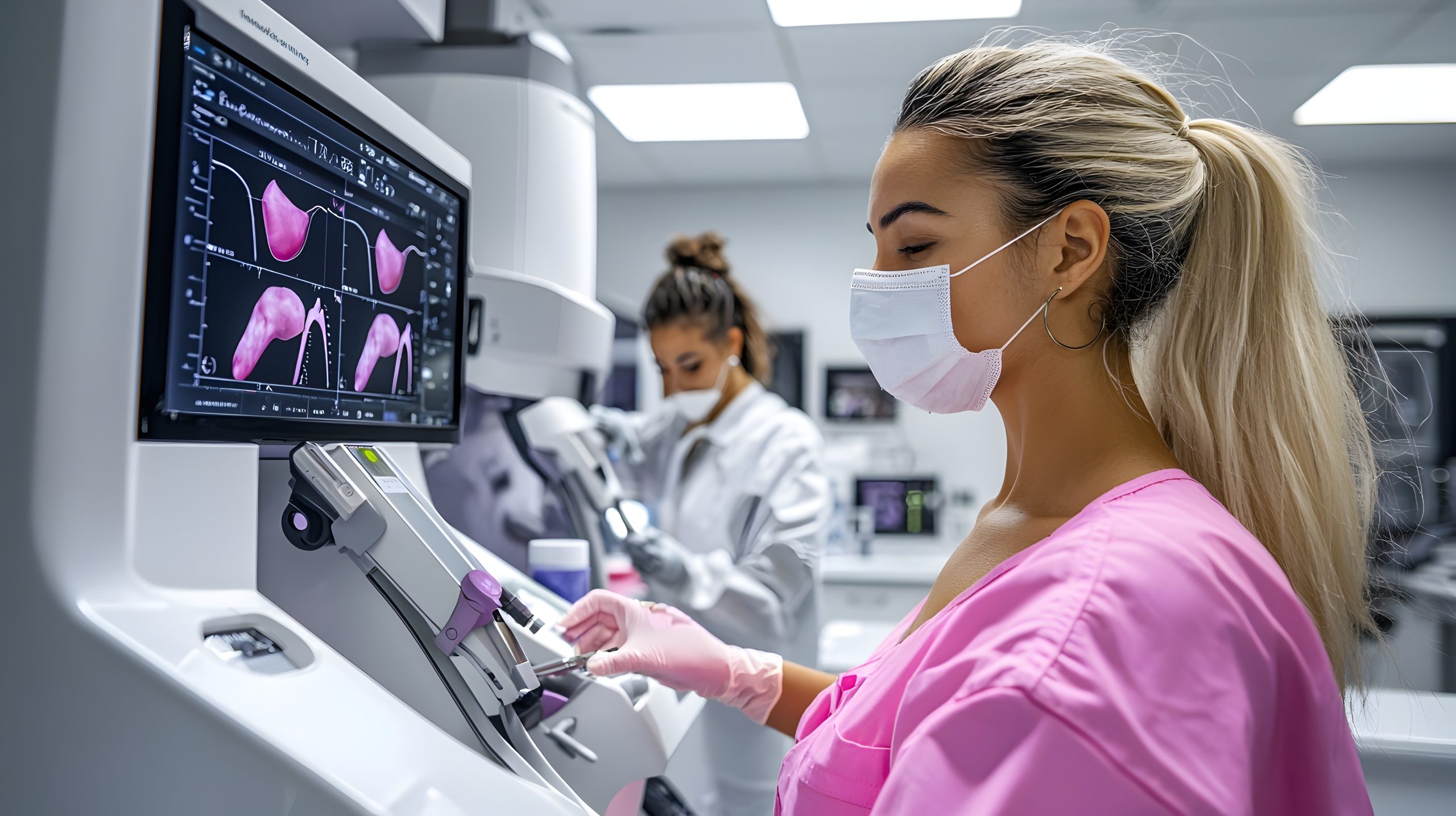 UAE Breast Ultrasound Equipment Market Outlook 2035 breast-cancer-awareness-event-with-women-receiving-screening-hopeful-atmosphere-scaled