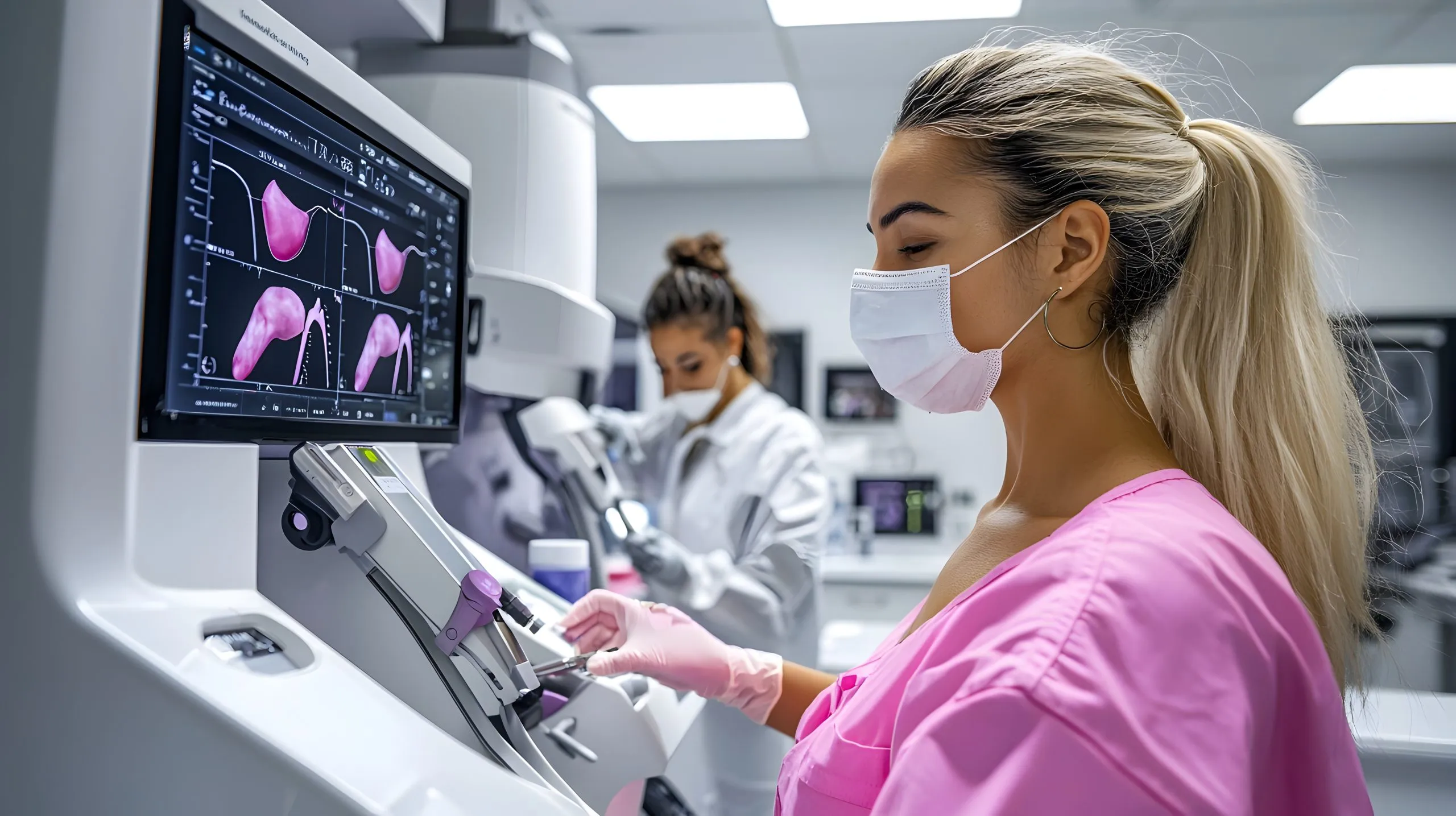 UAE Breast Ultrasound Equipment Market Outlook 2035 breast-cancer-awareness-event-with-women-receiving-screening-hopeful-atmosphere-scaled