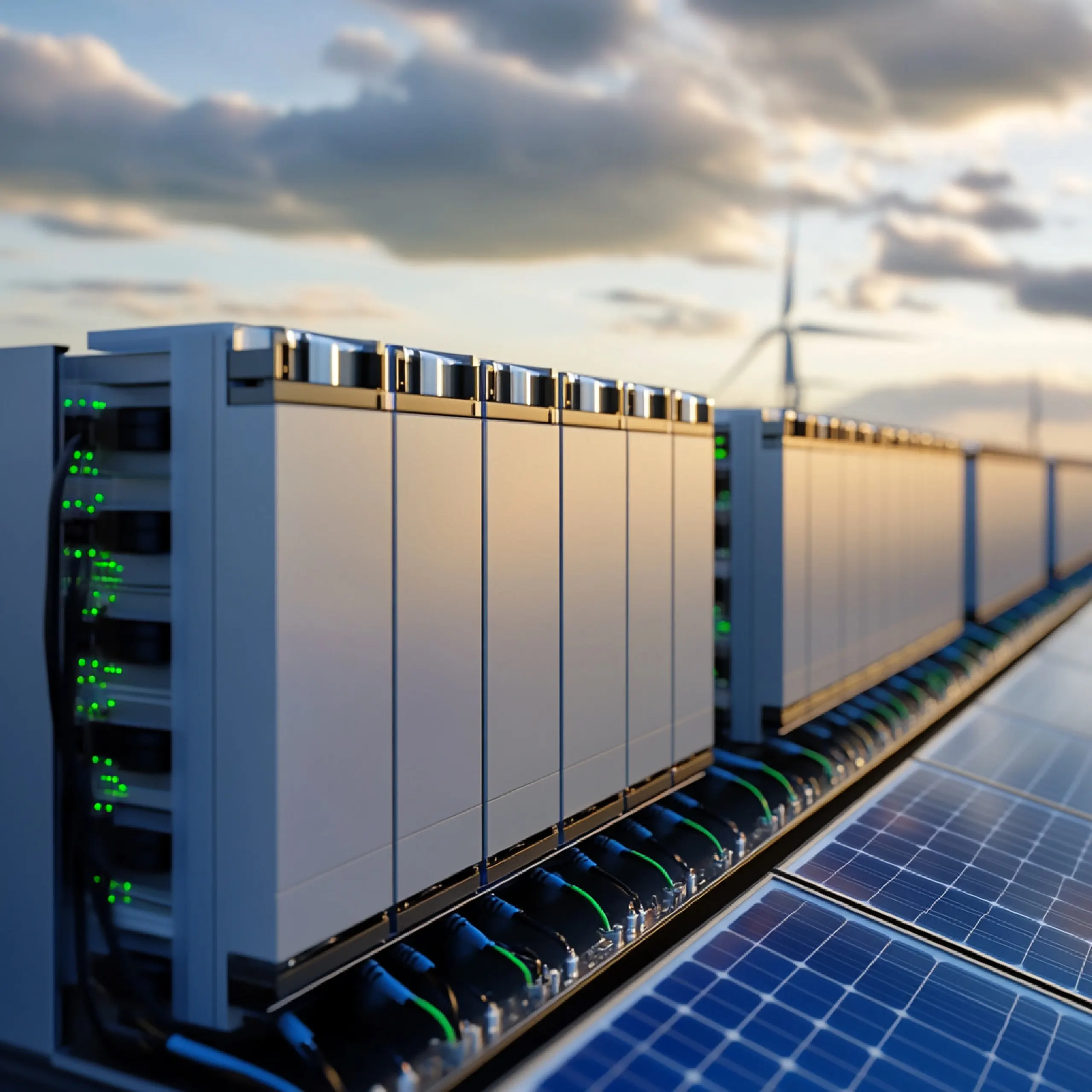 India Energy Storage Market Outlook to 2035 closeup-battery-storage-system-solar-wind-energy4