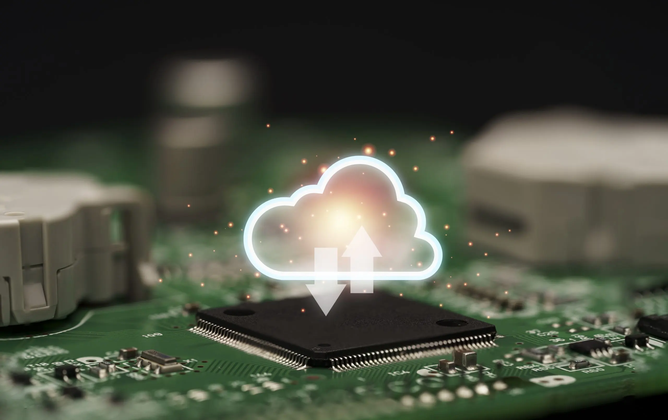 South Africa Edge Computing Market Outlook to 2035 cloud-computing-electronic-chip-board-cloud-computer-is-system-transfer-data-information-upload-download-application-technology-transformation-concept-scaled