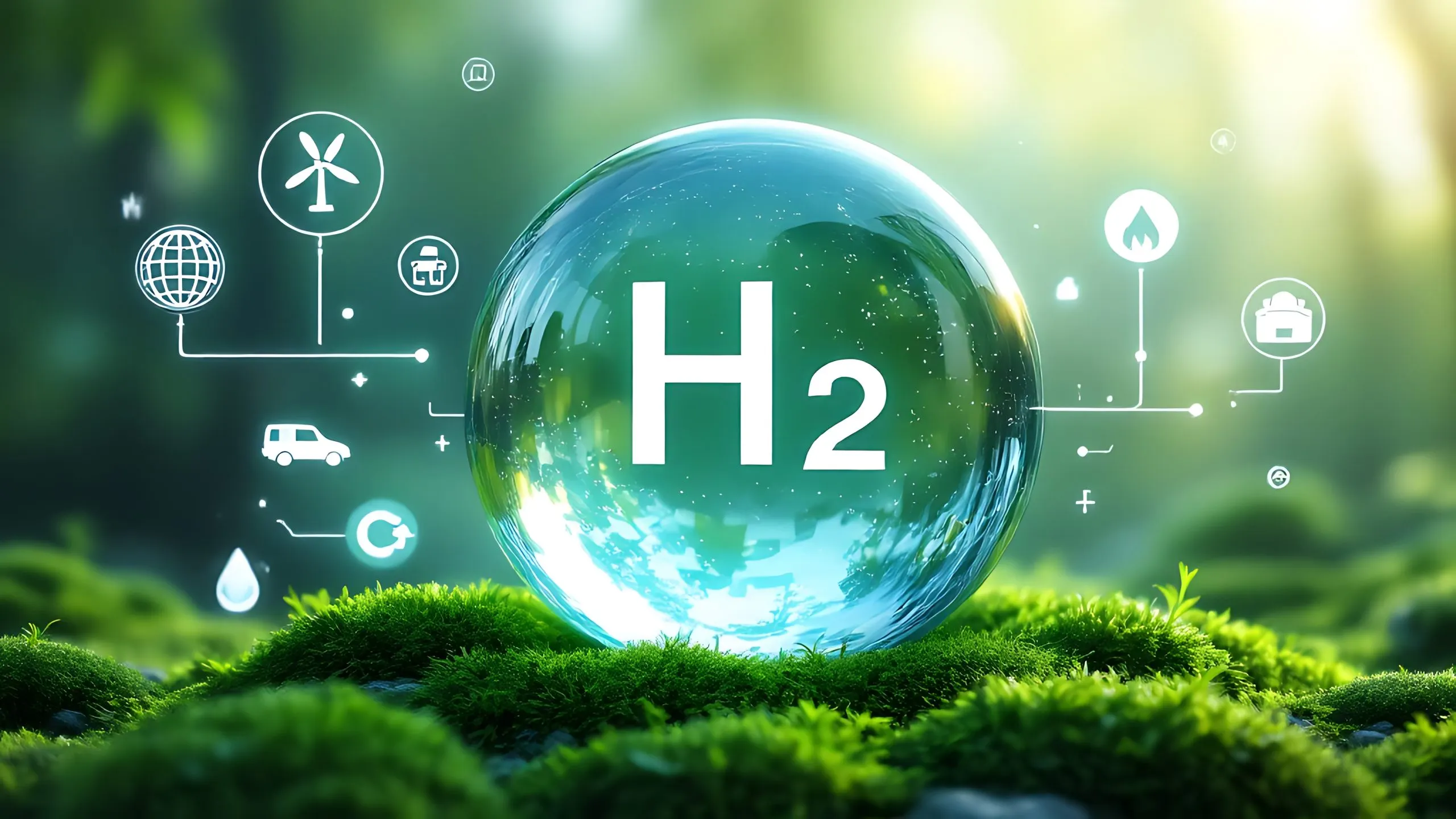 Oman Green Hydrogen Market Outlook to 2035 crystal-globe-with-clean-hydrogen-energy-concept-h2-sustainable-environment-ecofriendly-industry-climatealternative-energy-future-netzero-reducing-greenhouse-gas-emissions-scaled