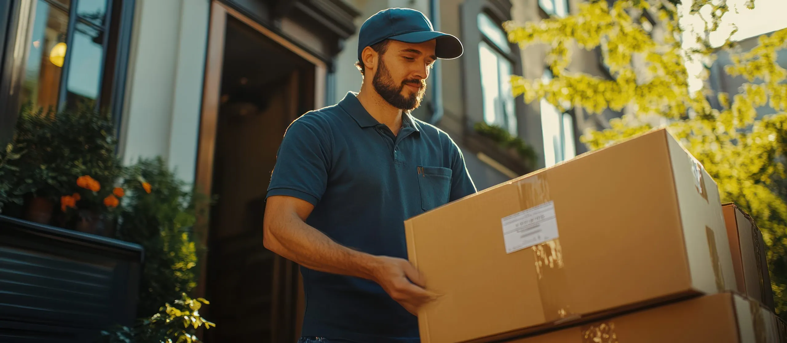 South Korea Last-Mile Delivery Market Outlook to 2035 delivery-man-carrying-packages-1-scaled
