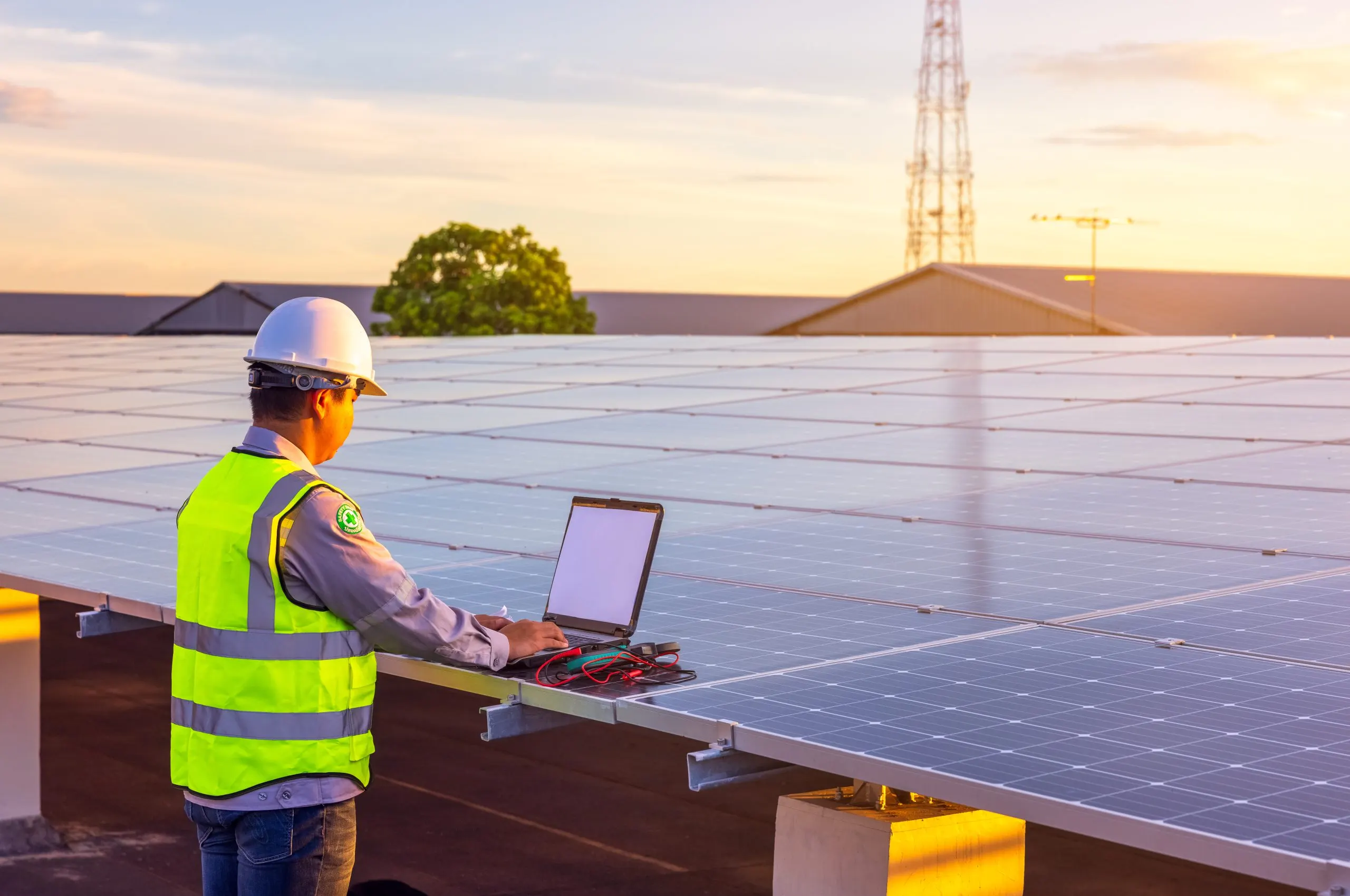 Philippines Solar EPC Market Outlook to 2035 engineer-is-checking-solar-cell-photovoltaic-power-station-system-rooftop-1-scaled