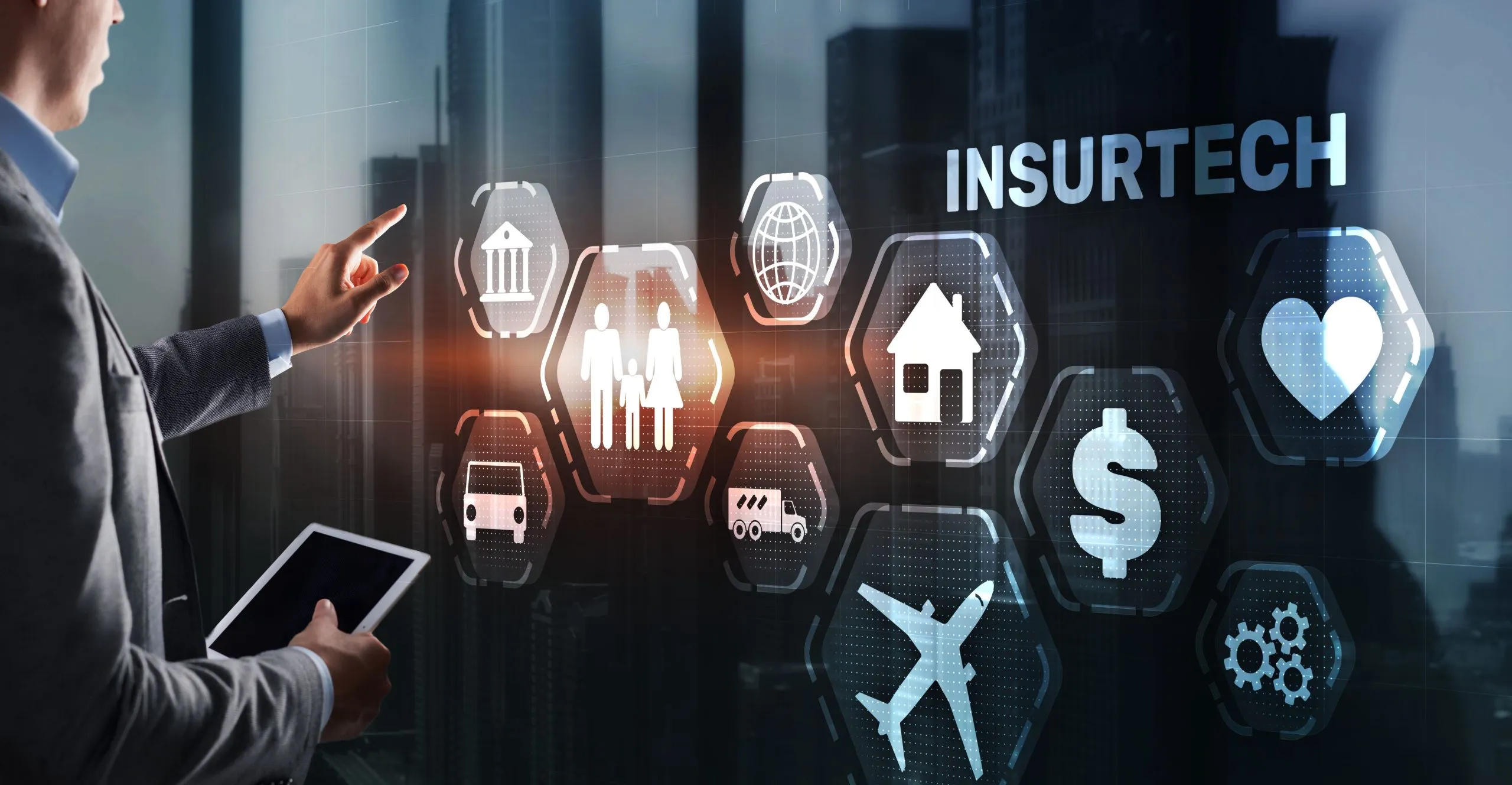 USA online insurance Market Outlook to 2035 family-car-home-travel-insurance-concept-virtual-screen-1-scaled
