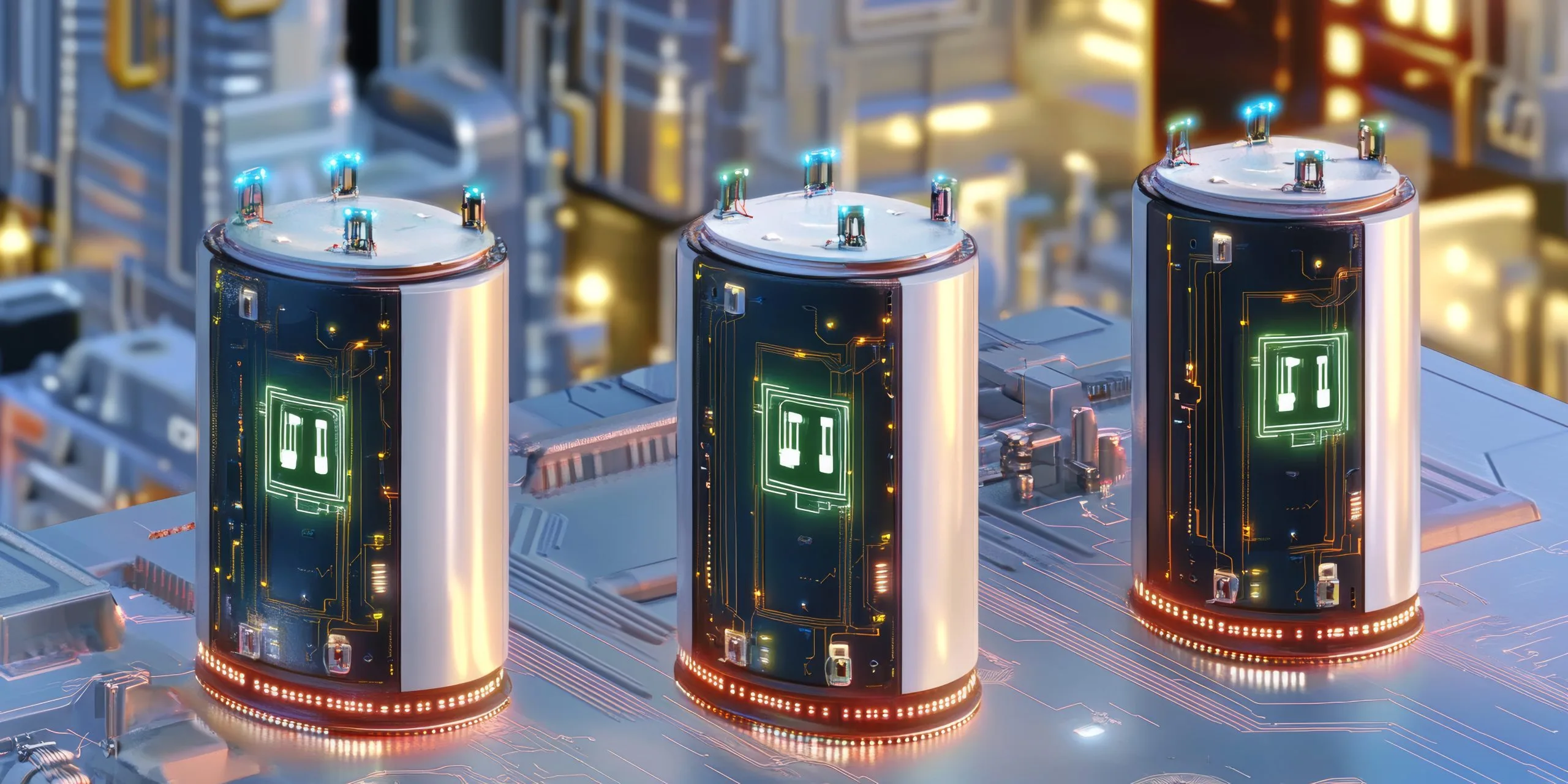 KSA Battery Energy Storage System (BESS) Market Outlook to 2035 futuristic-energy-storage-cylinders-high-tech-digital-circuit-board-environment-scaled