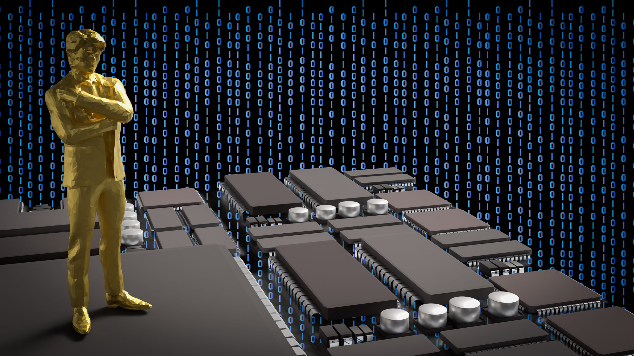 Australia AI Servers and GPU Hardware Market Outlook to 2035 gold-man-pcb-board-business-technology-concept-3d-rendering-scaled