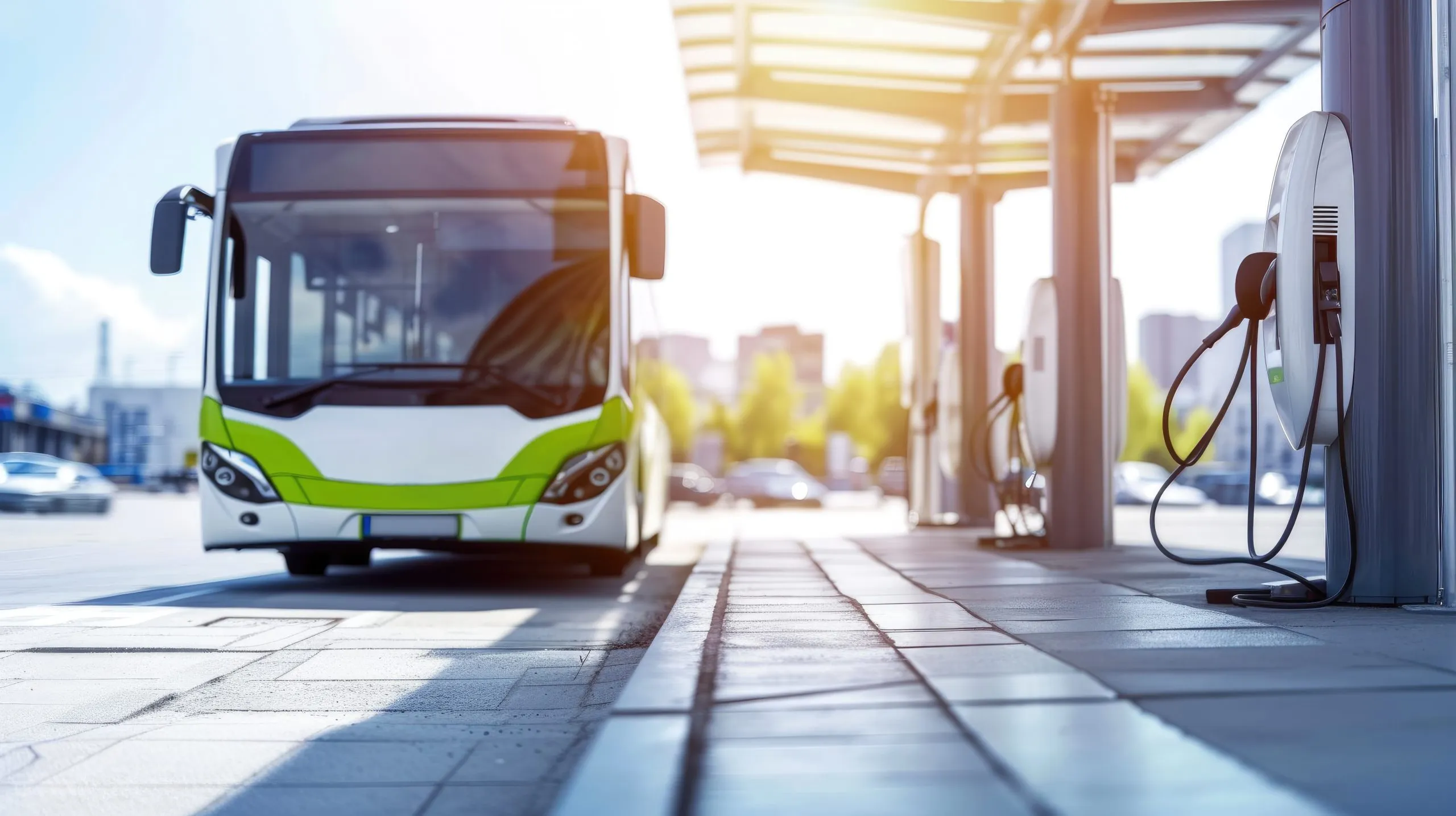 KSA Electric Bus Market Outlook to 2035 innovative-electric-vehicle-station-urban-scene-scaled